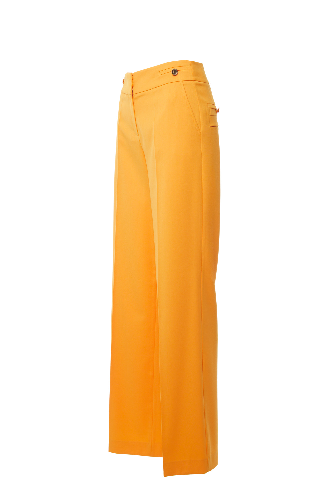 Düğme Detaylı Flato Cepli Pantolon