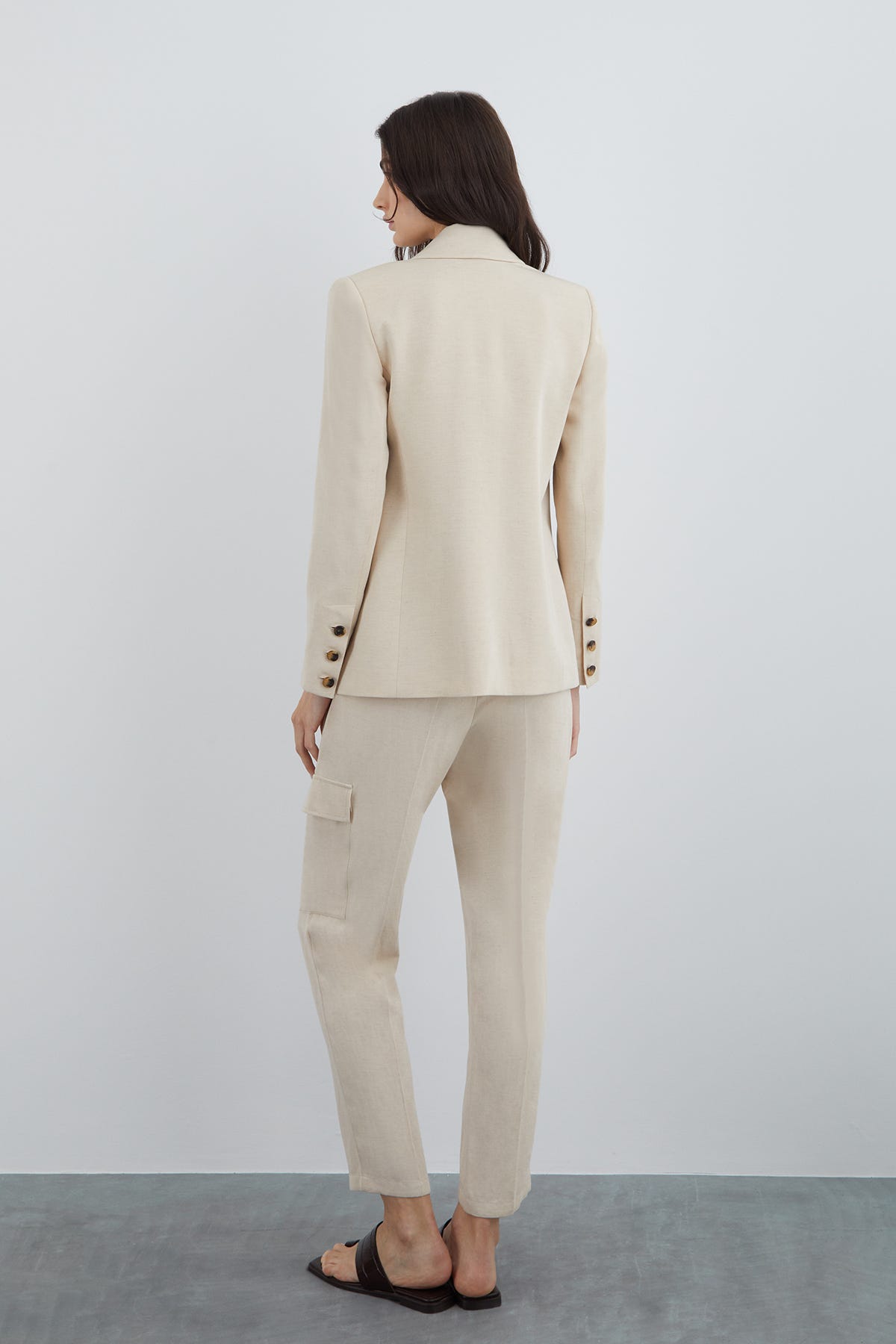 Düğme Detaylı Ceket