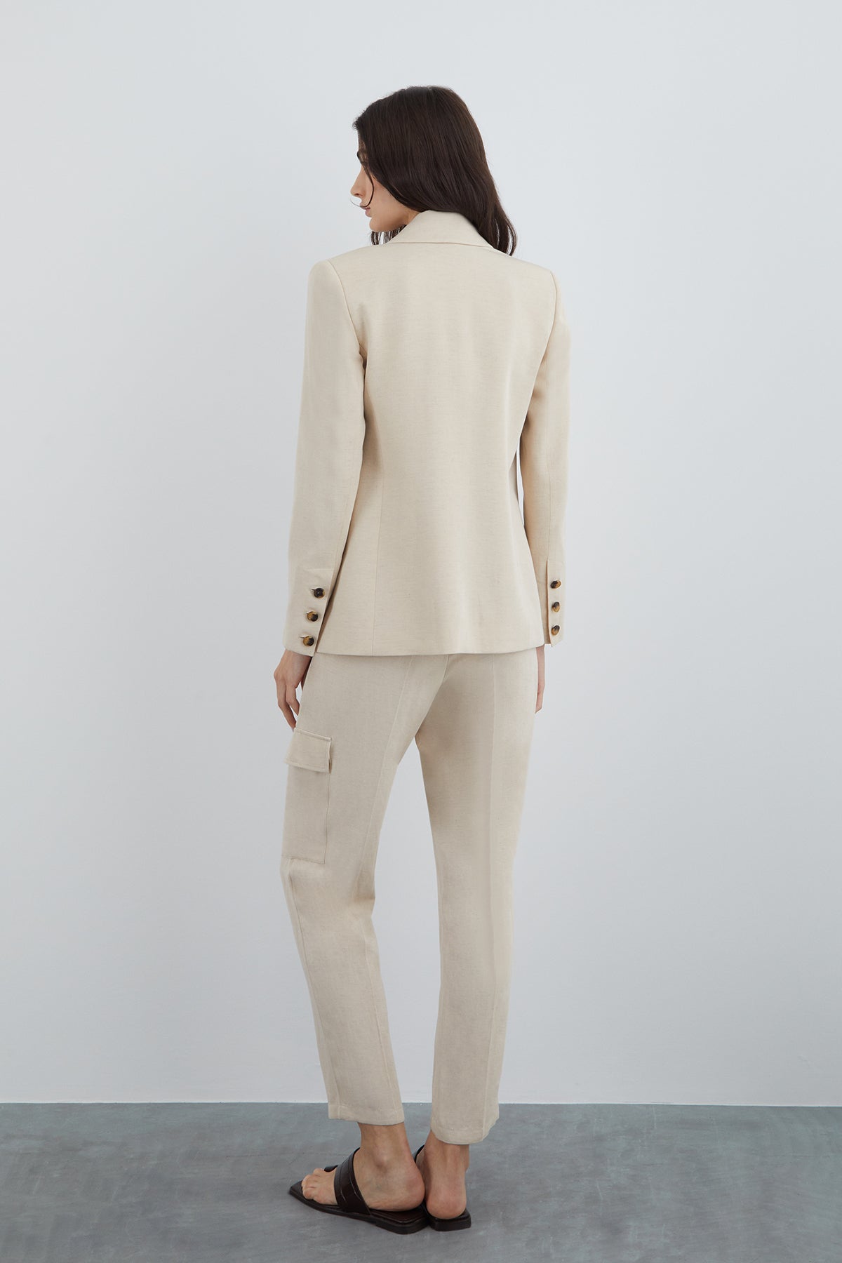 Düğme Detaylı Ceket