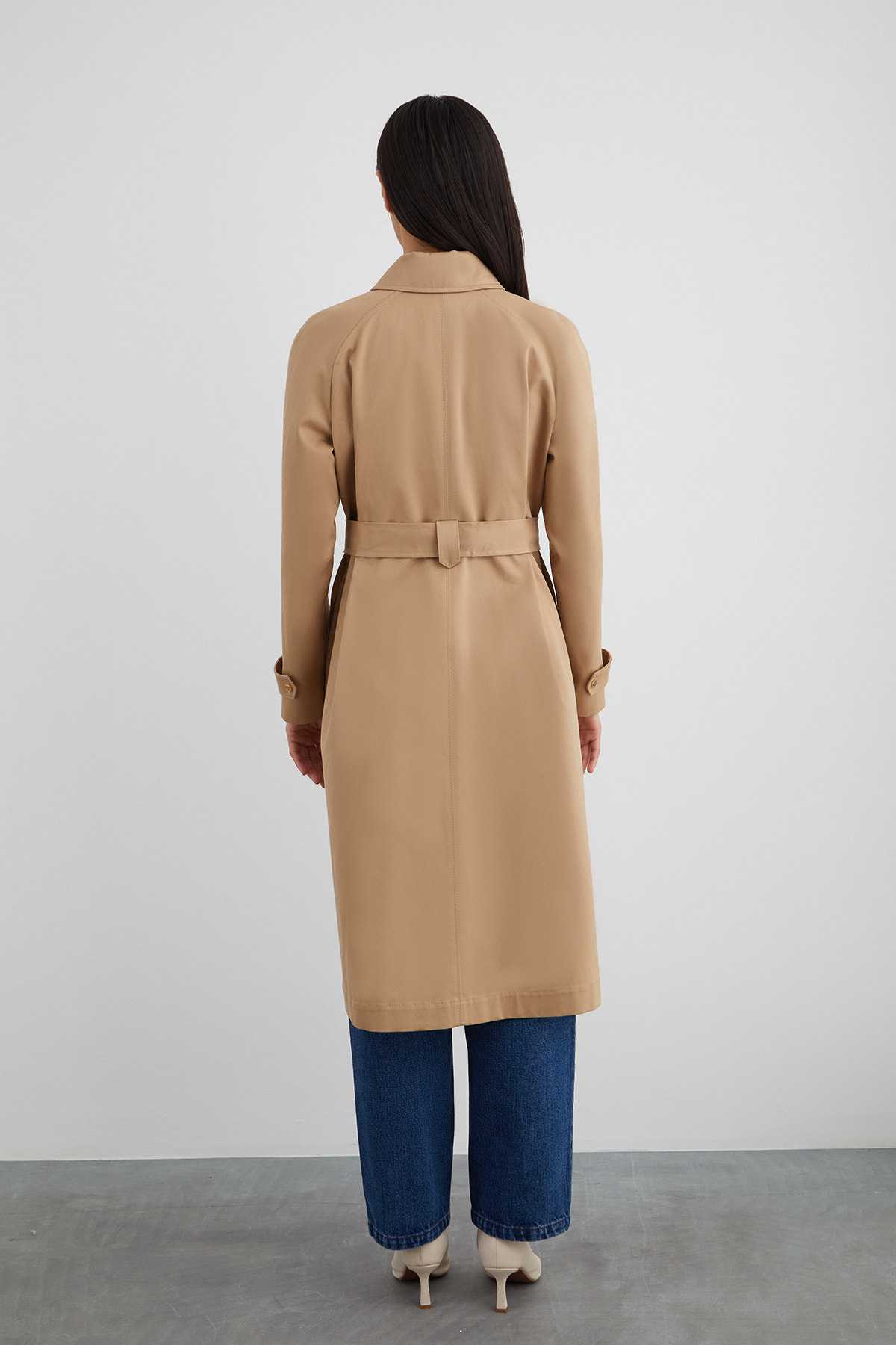 Çıtçıt Kapama Seyyar Kuşaklı Trenchcoat