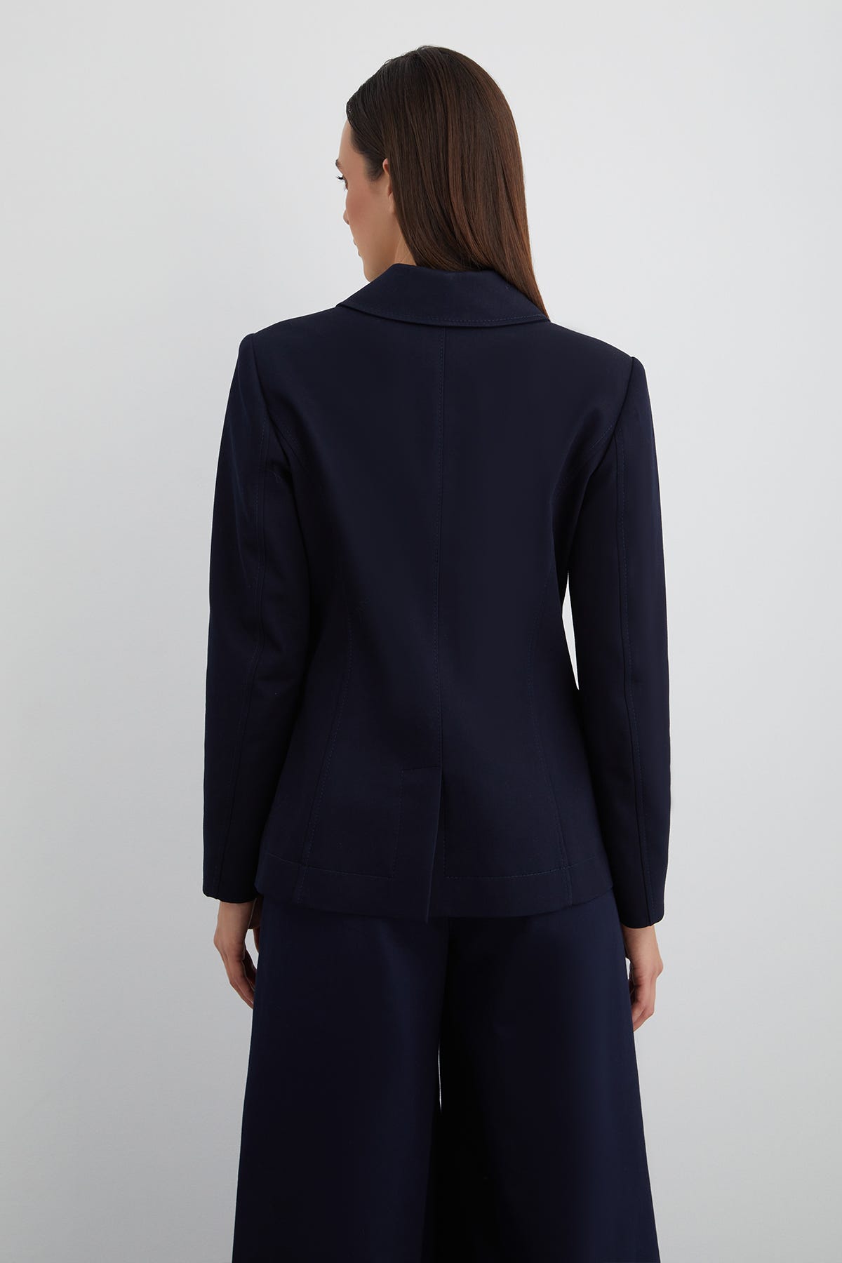 Çıkarılabilir Jean Çiçek Detaylı Cepli Ceket