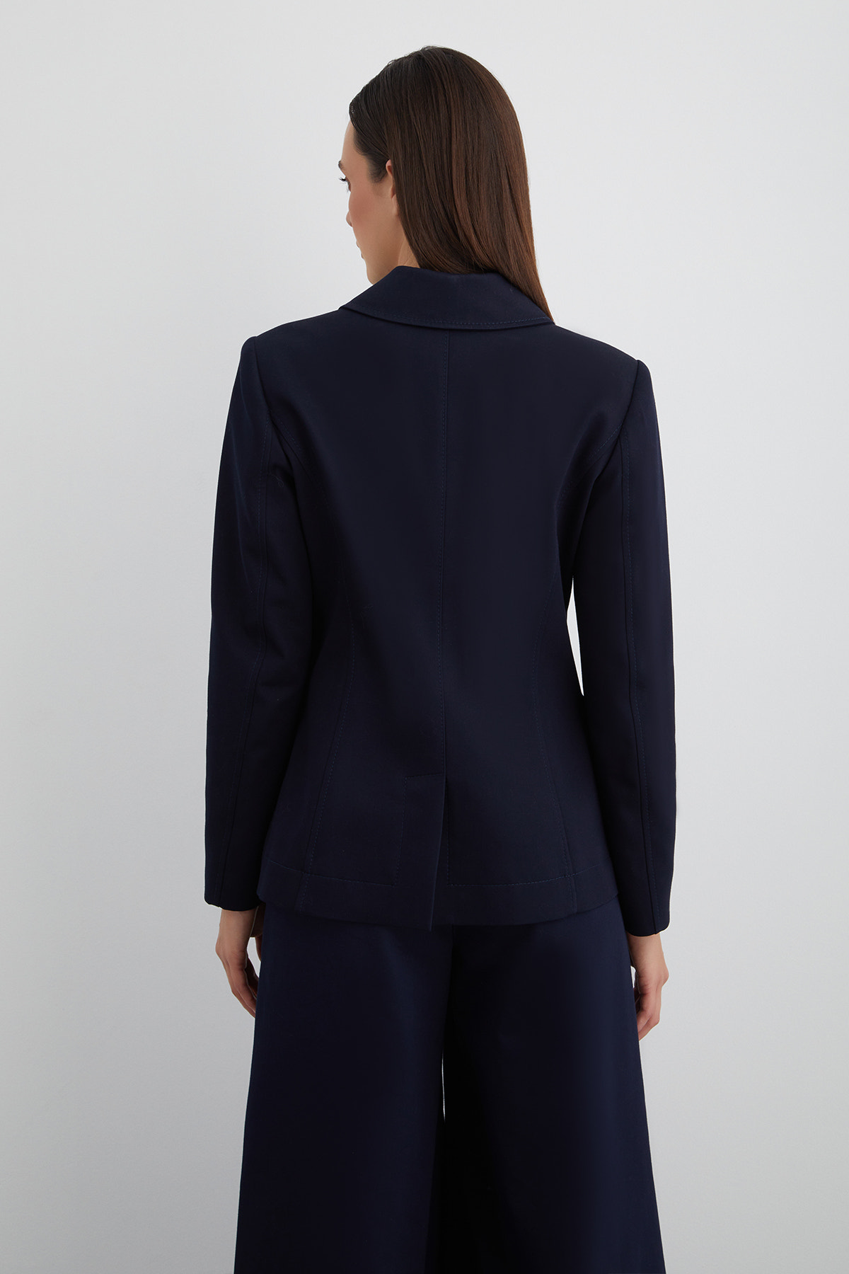 Çıkarılabilir Jean Çiçek Detaylı Cepli Ceket