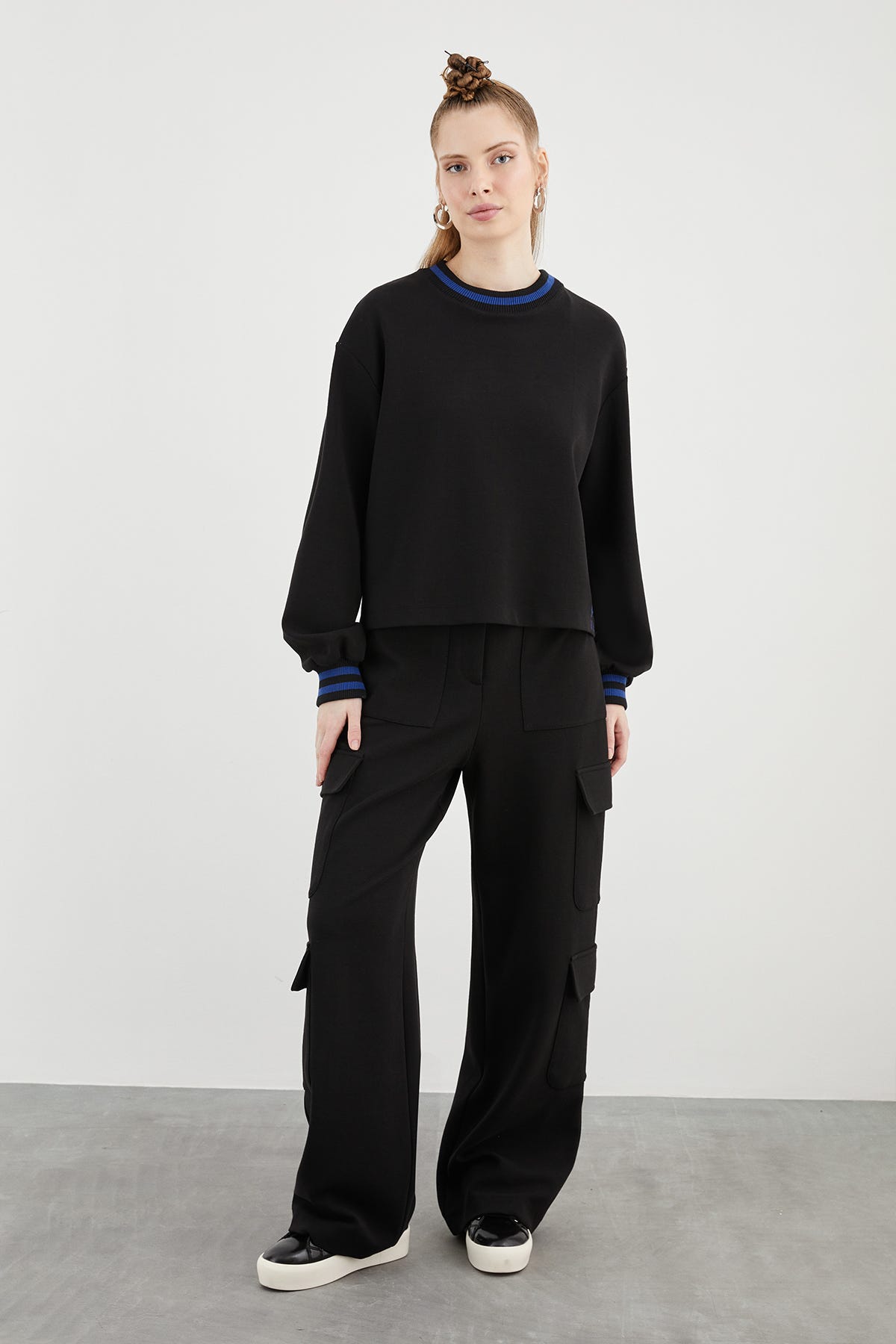 Kargo Pantolonlu Rahat Kesim Eşofman Takım