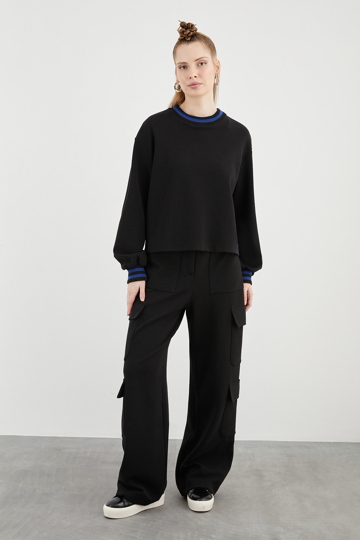 Kargo Pantolonlu Rahat Kesim Eşofman Takım