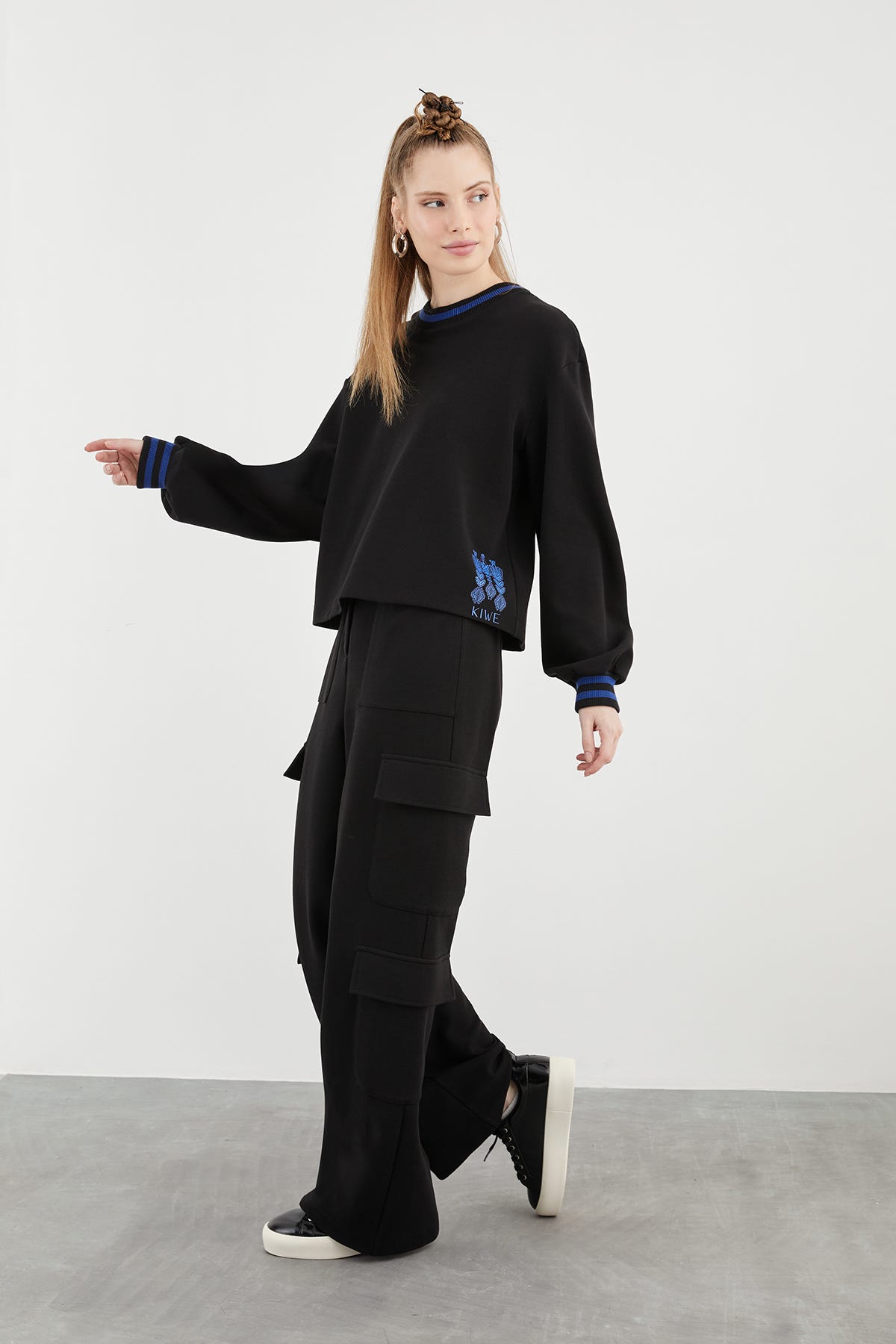 Kargo Pantolonlu Rahat Kesim Eşofman Takım