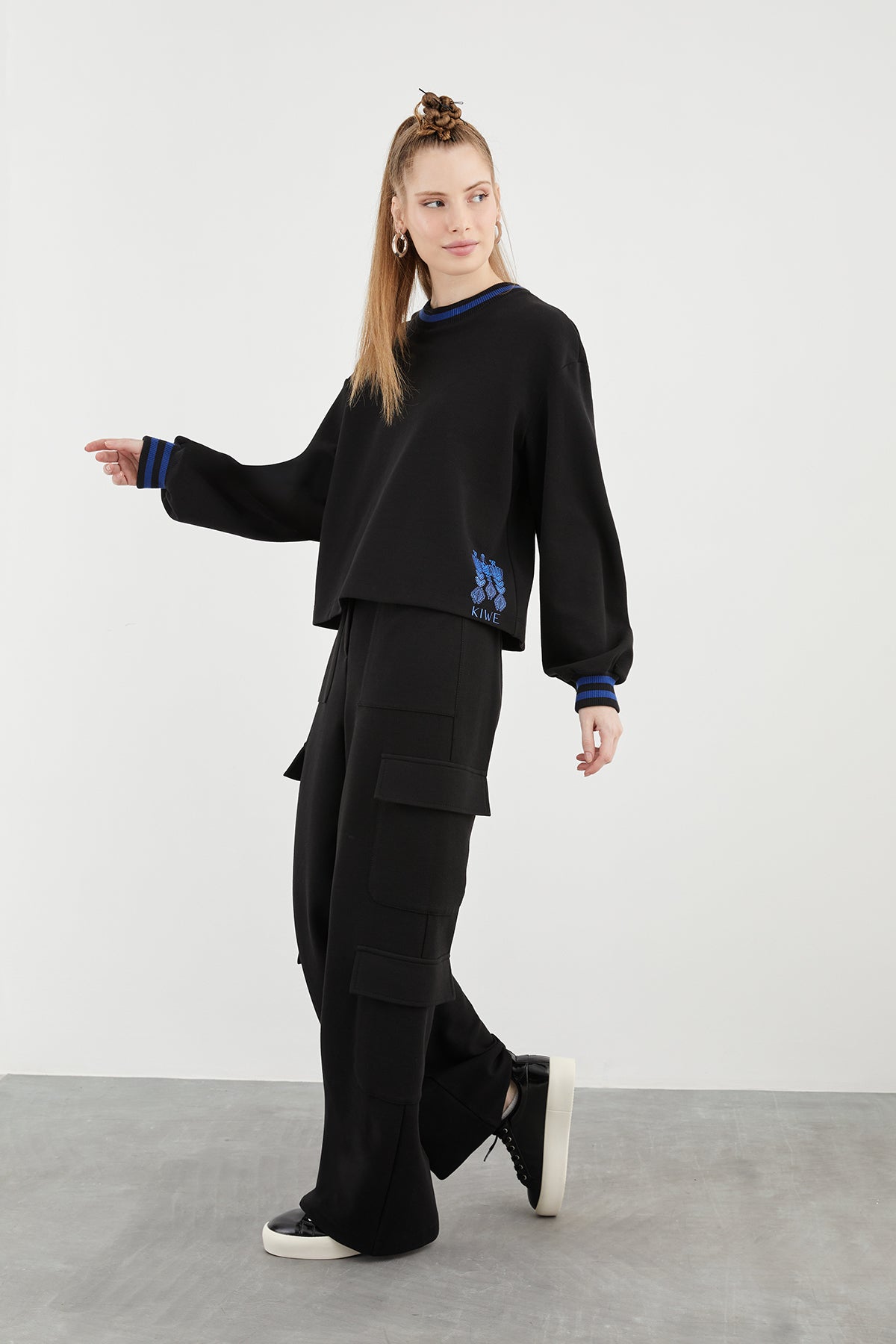 Kargo Pantolonlu Rahat Kesim Eşofman Takım