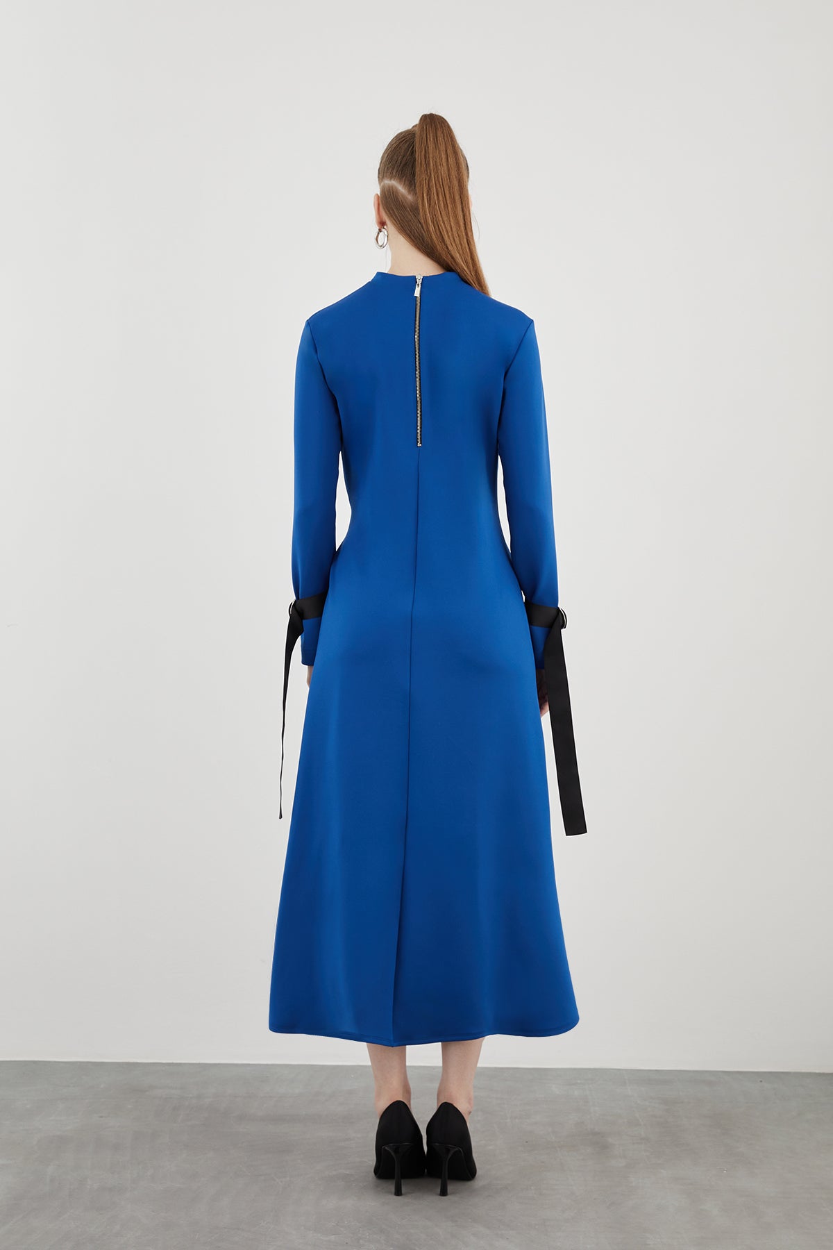 Grogren Şeritli D Toka Aksesuarlı Midi Boy Spor Elbise