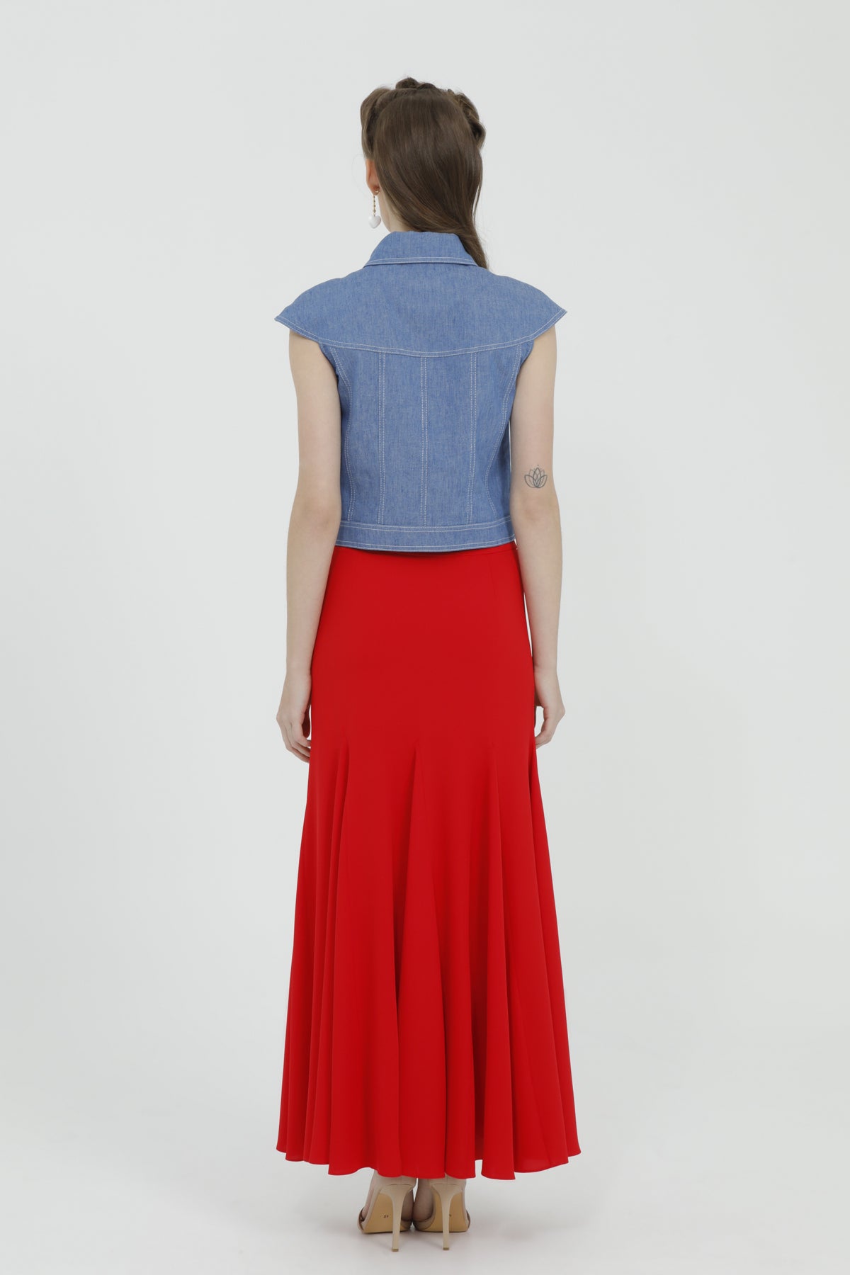 Parçalı Volan Etek