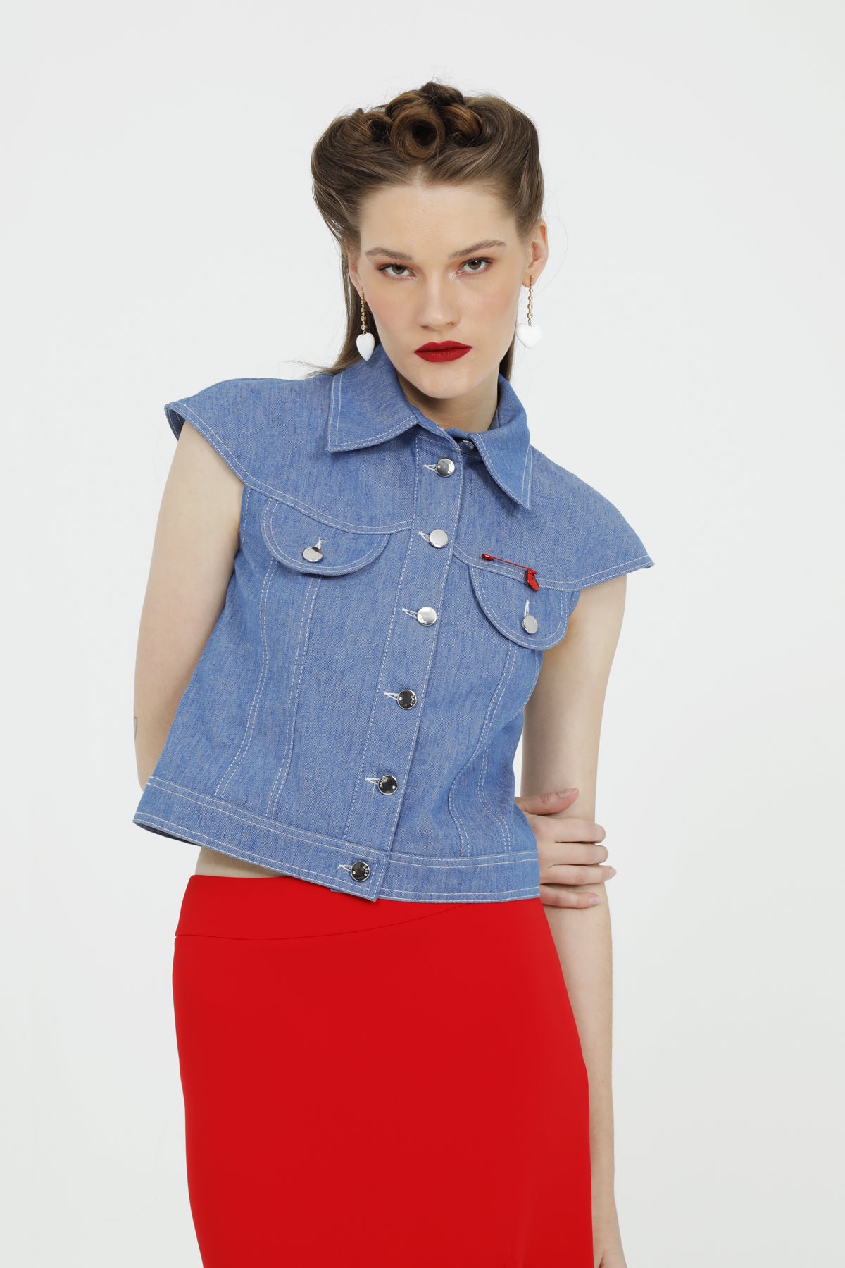 Parçalı Volan Etek