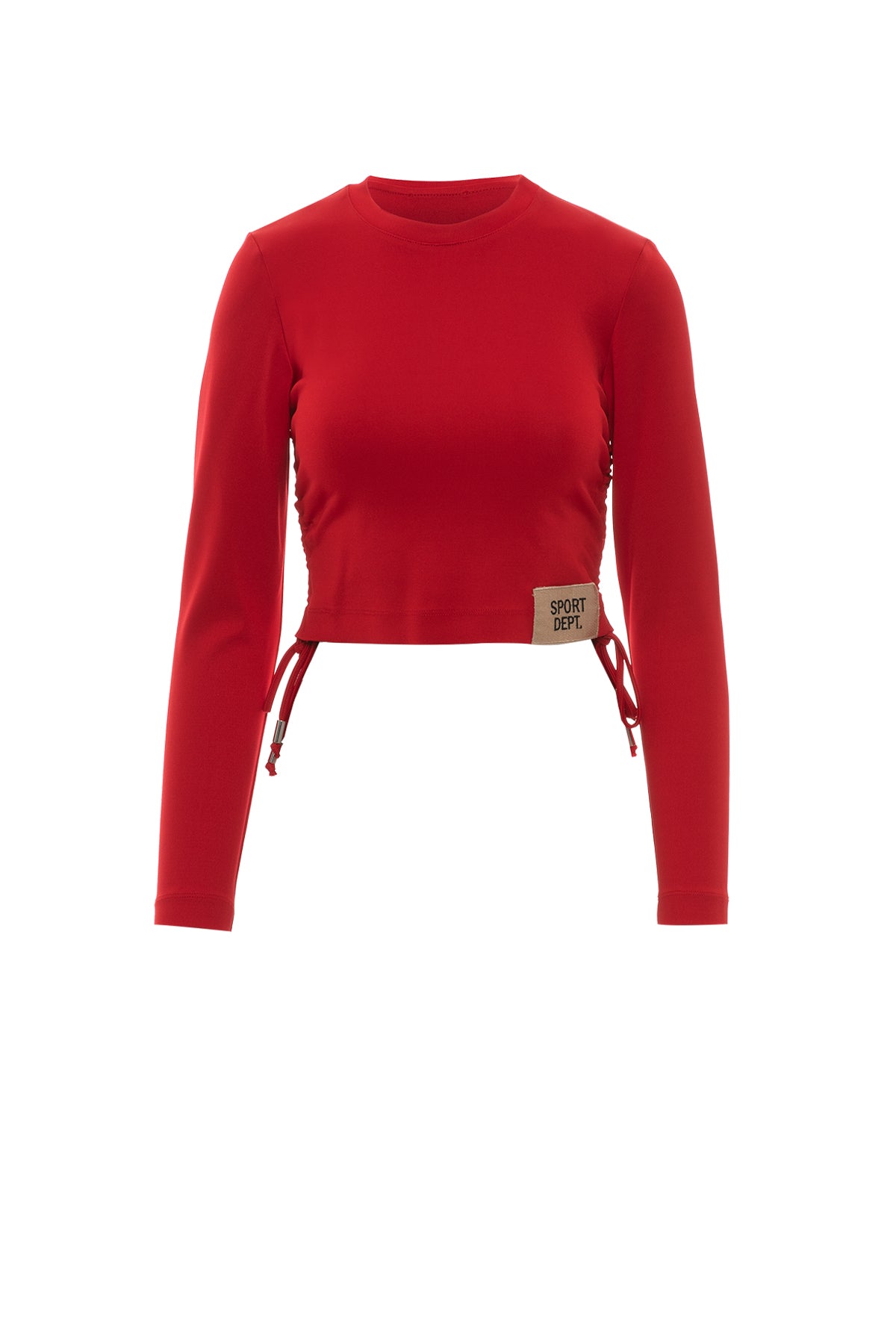 Etek Ucu Aplike Nakış Detaylı Kısa Uzun Kollu T-Shirt