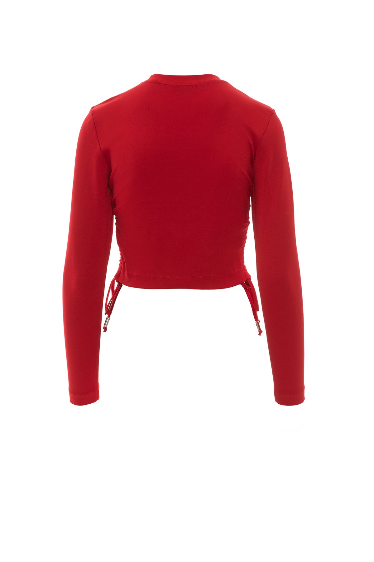 Etek Ucu Aplike Nakış Detaylı Kısa Uzun Kollu T-Shirt