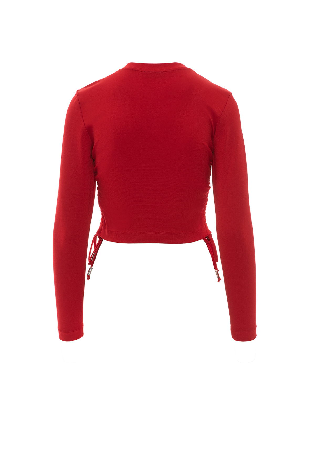 Etek Ucu Aplike Nakış Detaylı Kısa Uzun Kollu T-Shirt