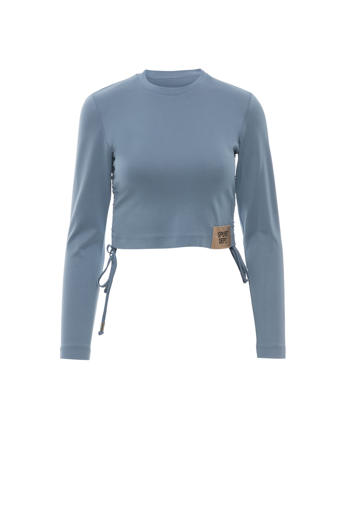 Etek Ucu Aplike Nakış Detaylı Kısa Uzun Kollu T-Shirt