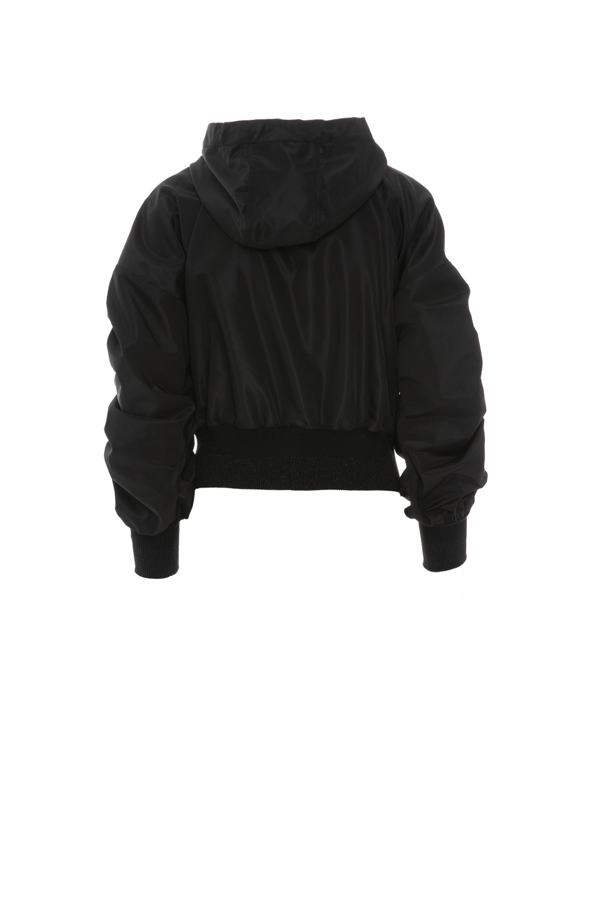 Taşlı Bağcık Detaylı Kolu Büzgülü Geniş Cep Ceket