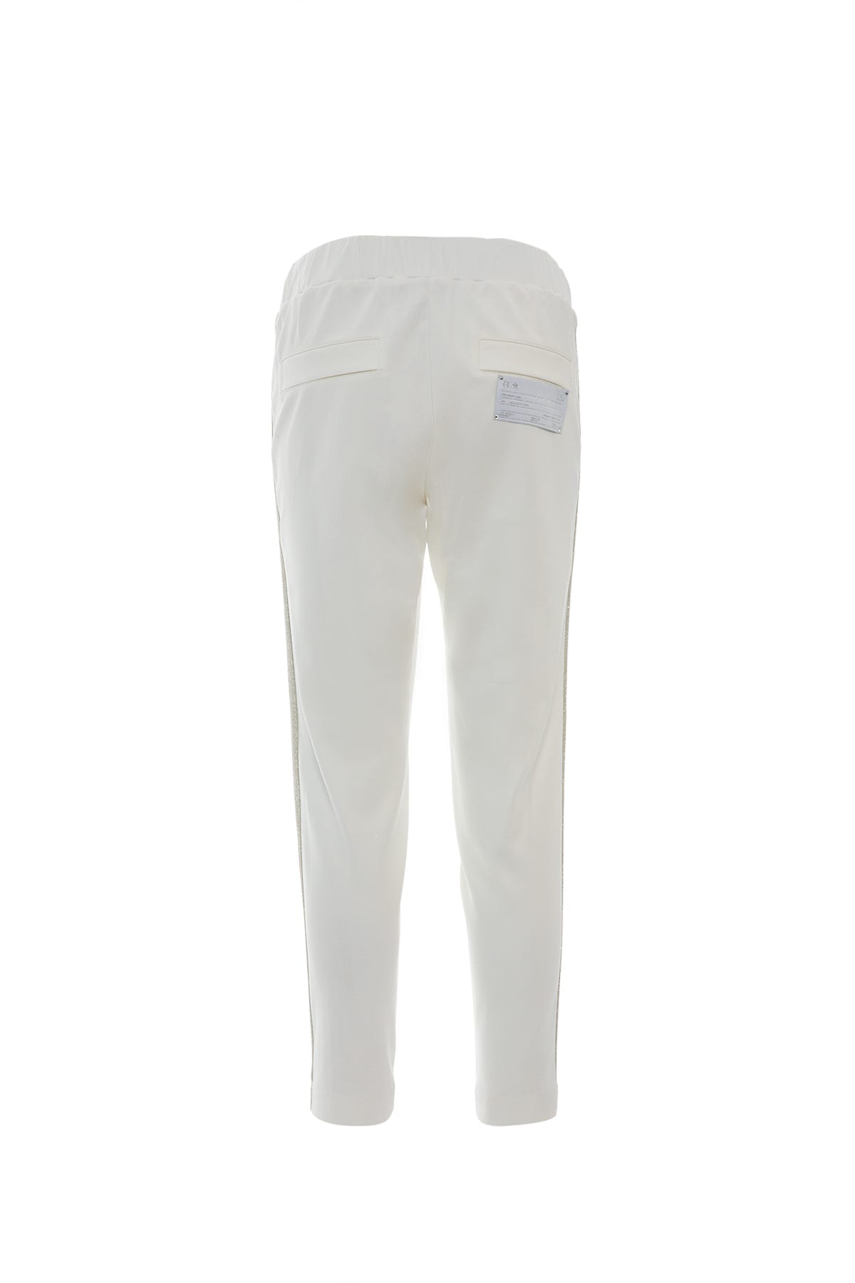 Arka Beden Etiket Detaylı Yanları Sim Şeritli Eşofman Altı