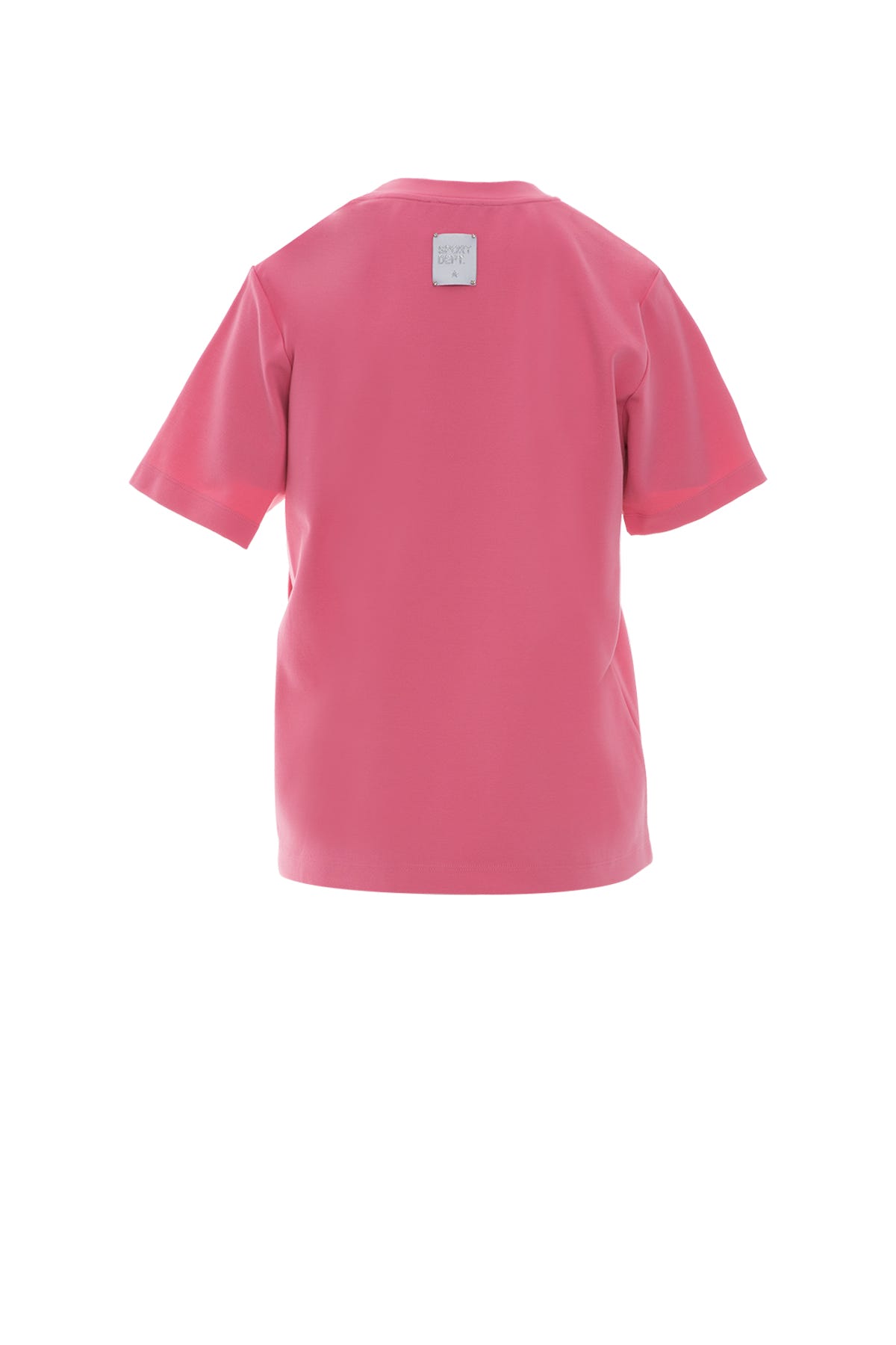 Önü Taşlı Arka Beden Etiket Detaylı T-Shirt