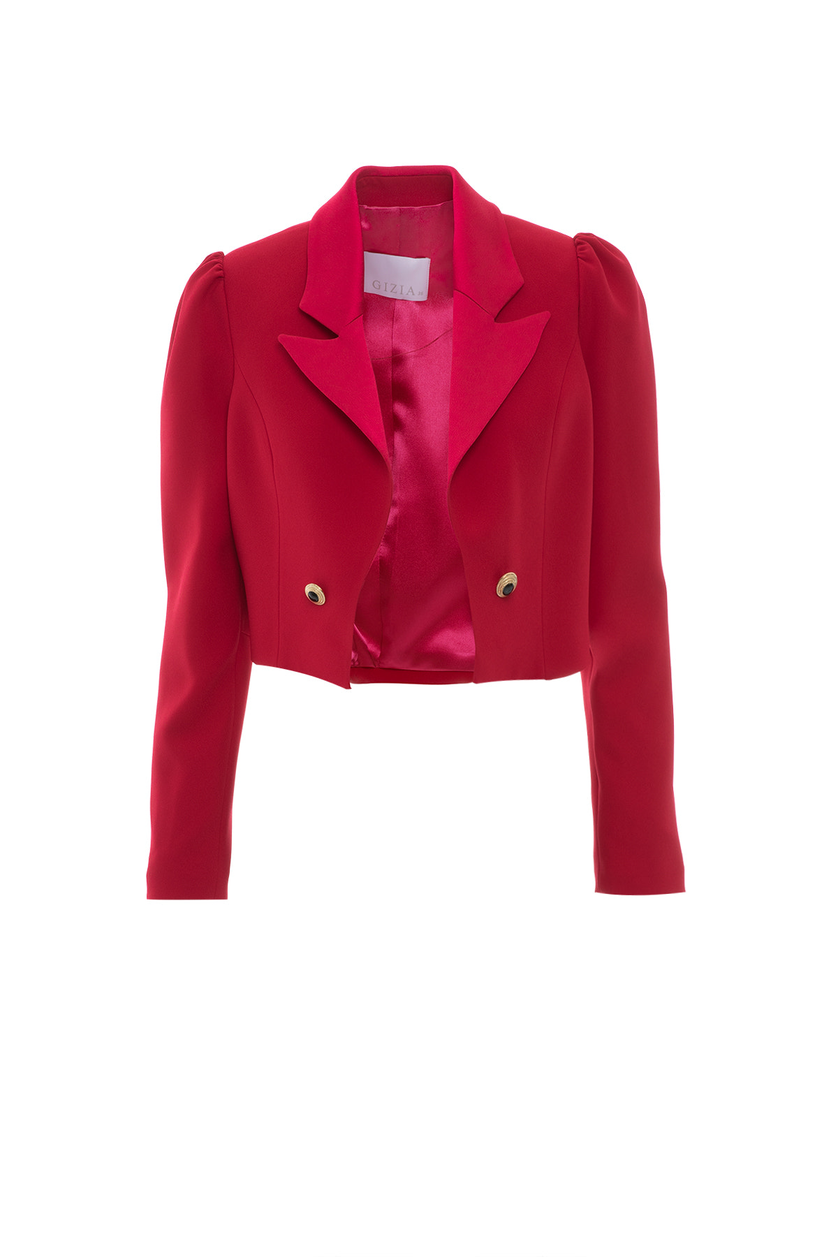 Düğme Detaylı Kısa Ceket