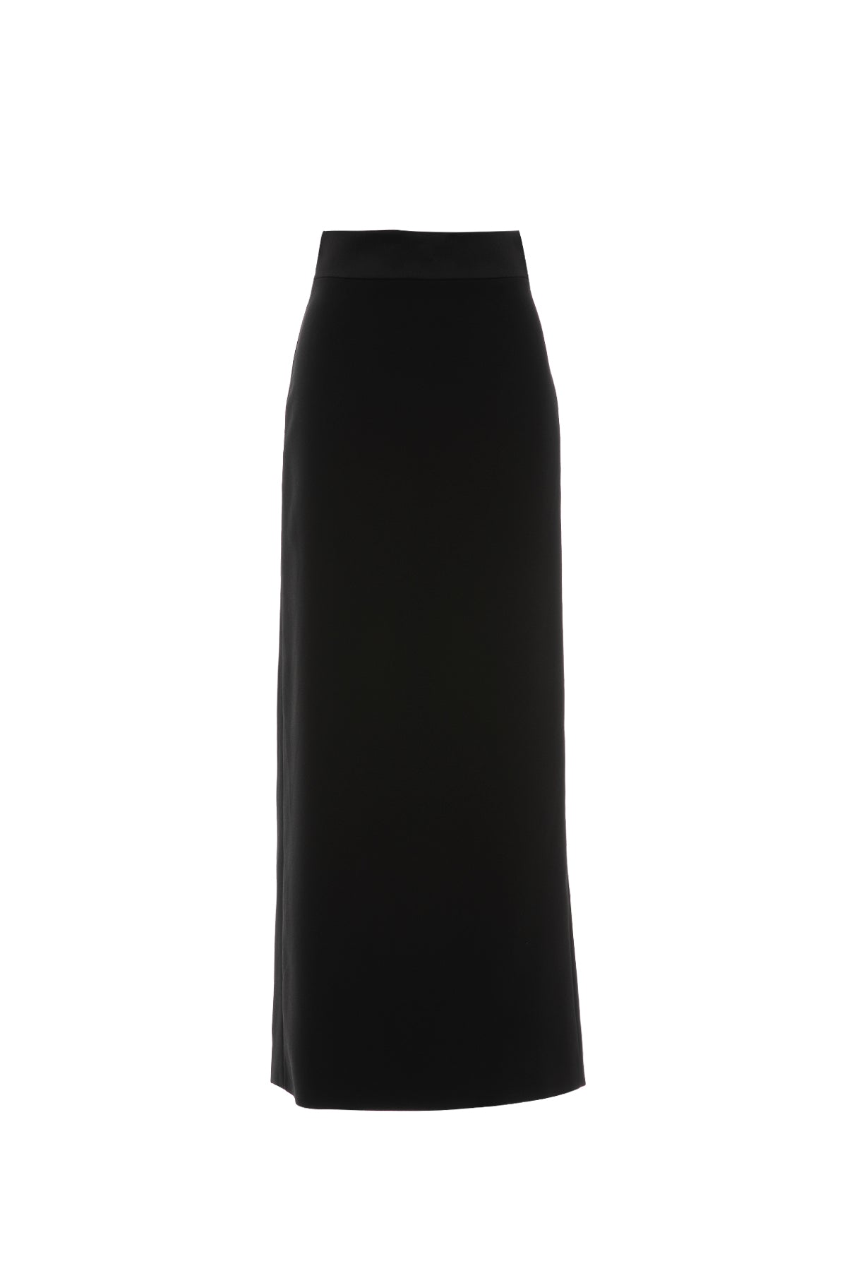 Arkası Yırtmaçlı Düz Form Uzun Etek