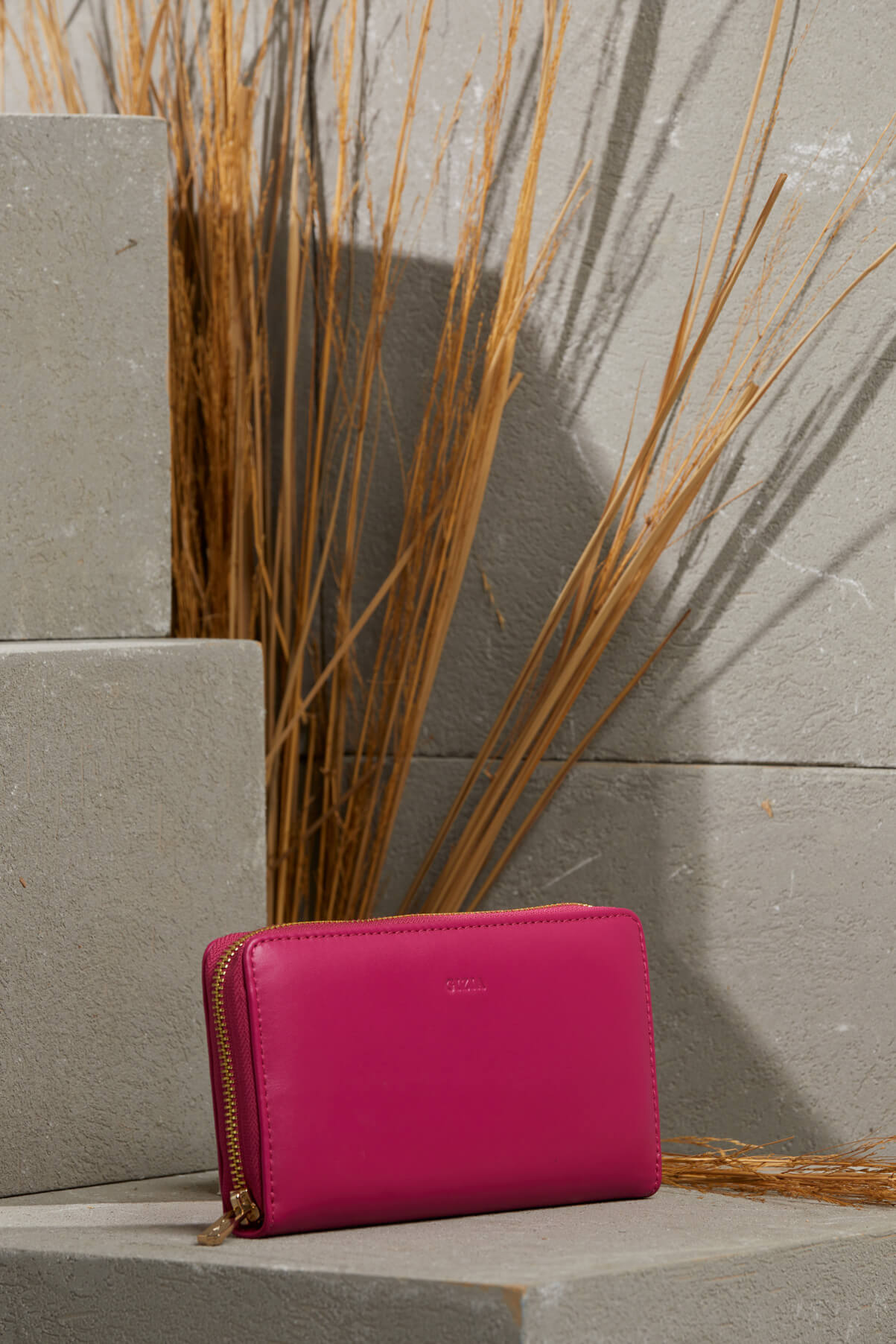 Fermuar Detaylı Deri Cüzdan