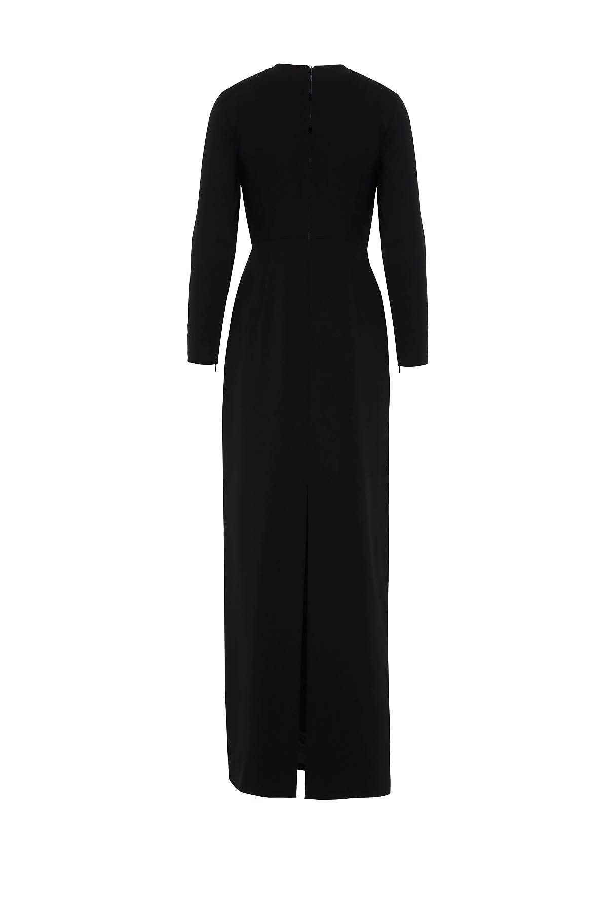 Önü İşleme Model Detaylı Arkası Yırtmaçlı Uzun Abiye Elbise