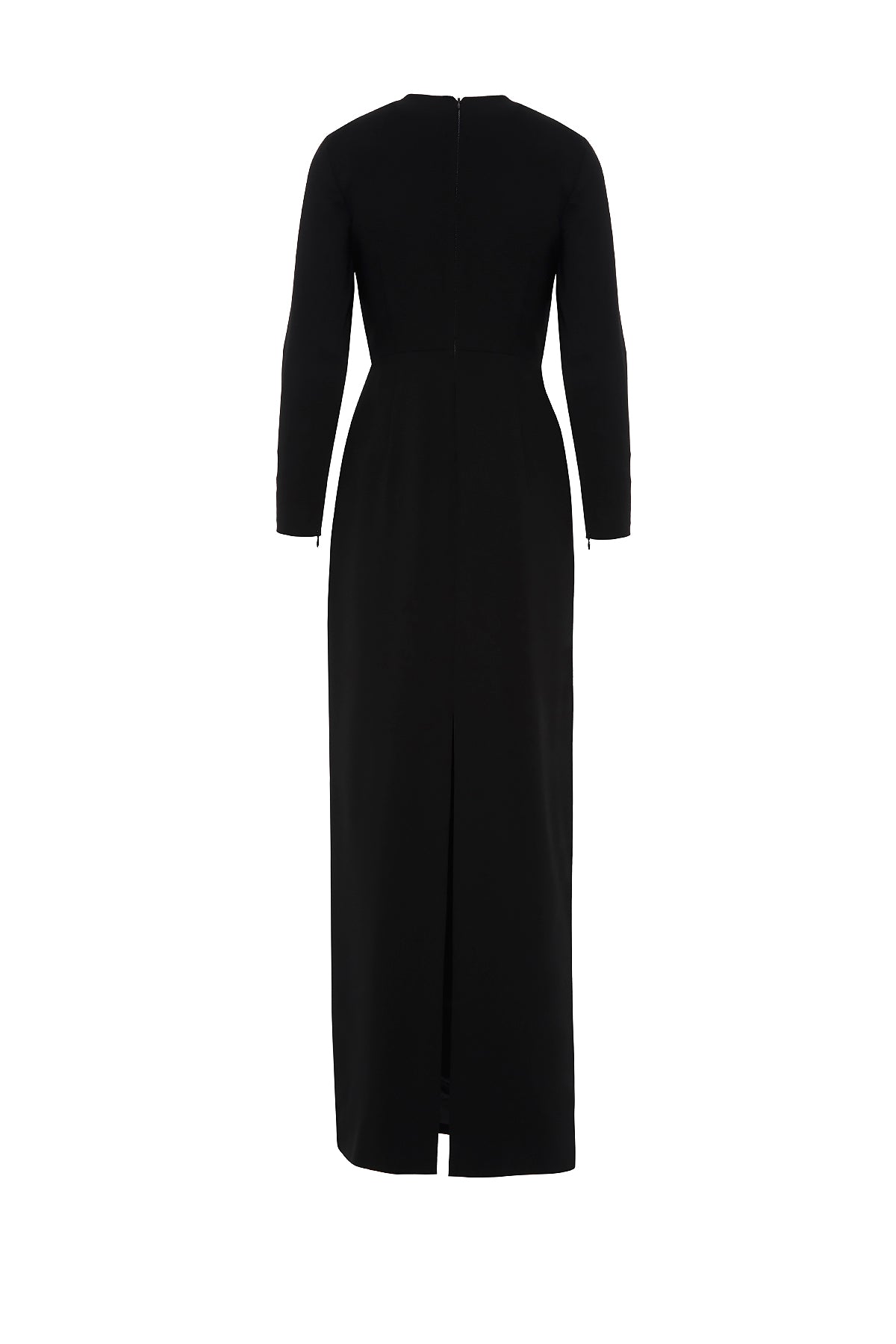 Önü İşleme Model Detaylı Arkası Yırtmaçlı Uzun Abiye Elbise