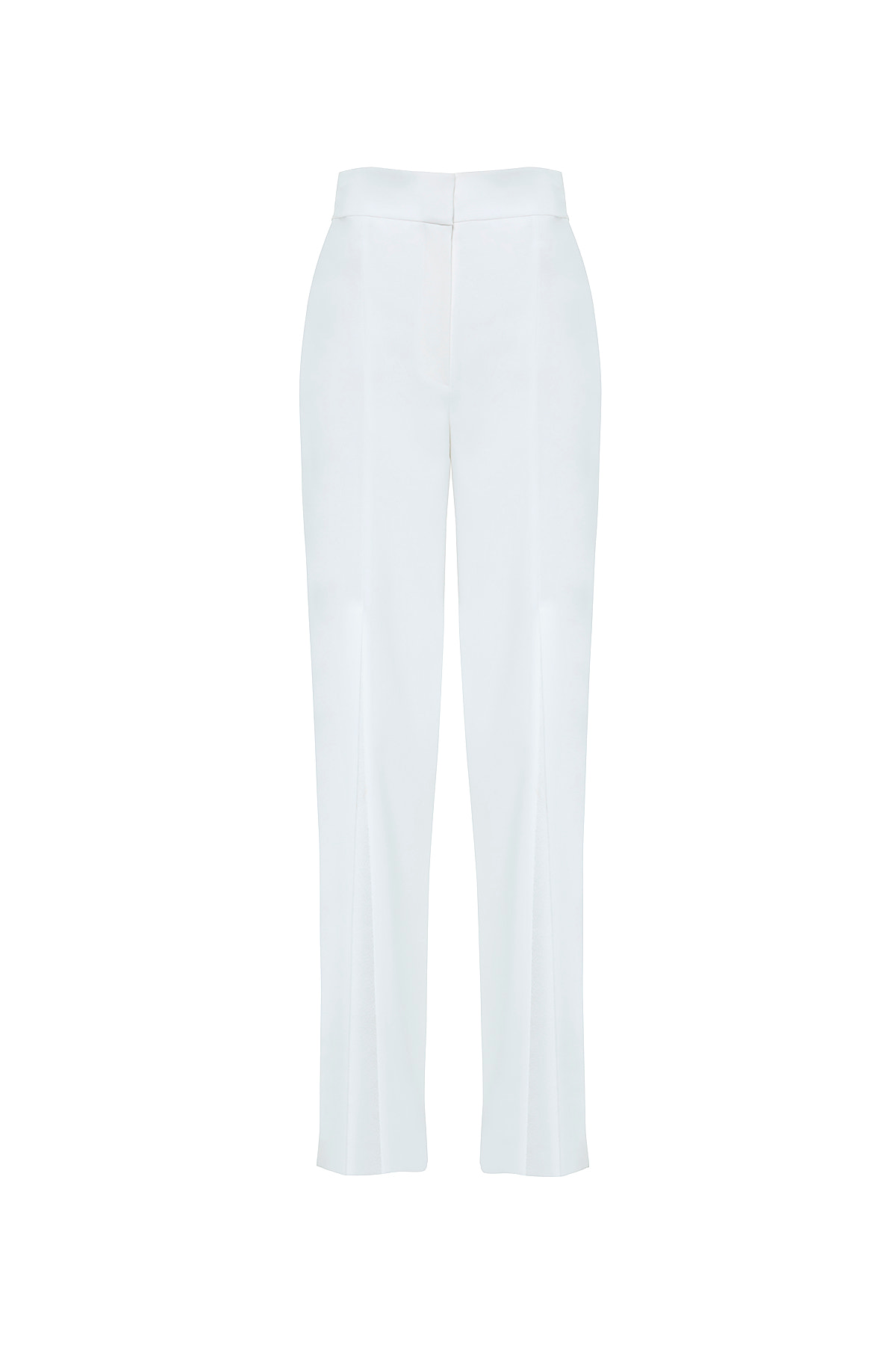 Ön Ortası Yırtmaçlı Bol Paça Pantolon
