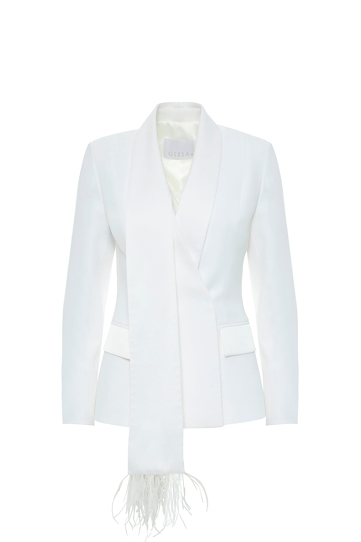 Yaka Detaylı Tüylü Ceket