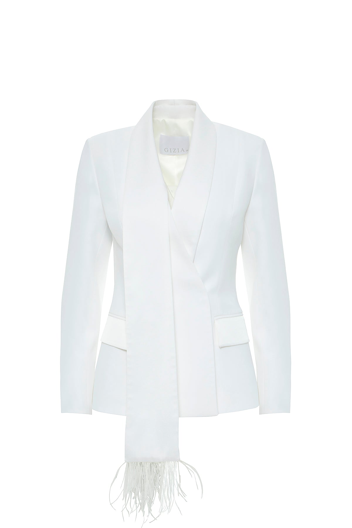 Yaka Detaylı Tüylü Ceket