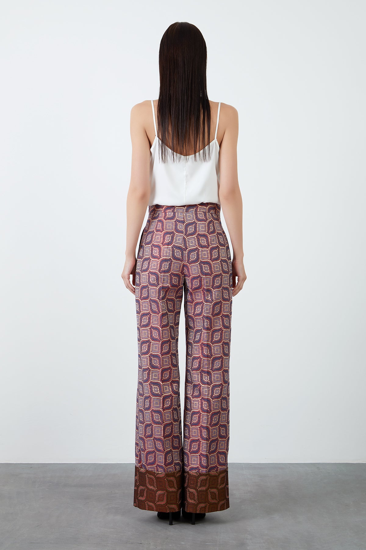 Double Paça Jakarlı Pantolon