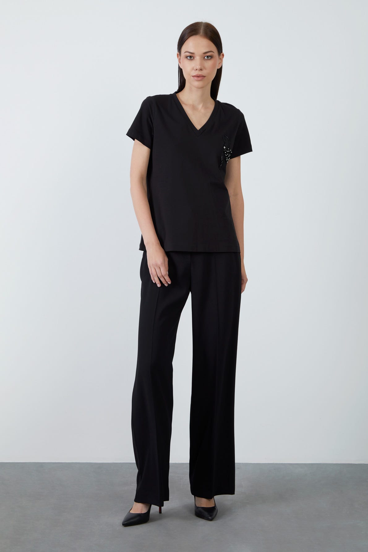 Nakış Detaylı T-shirt