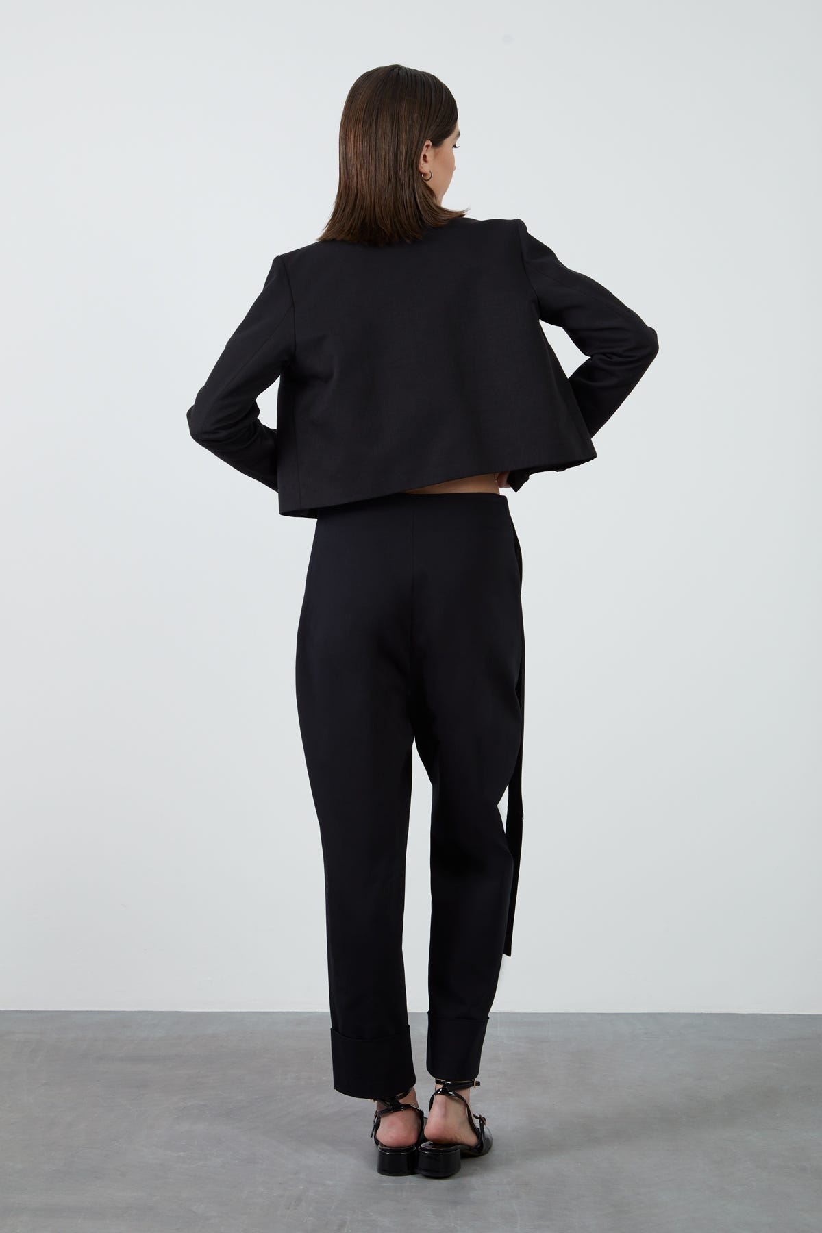 Korsaj Detaylı Pantolon