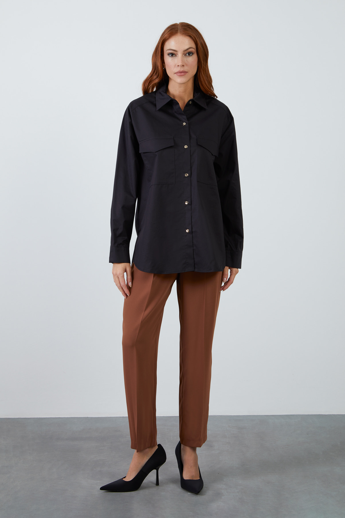 Büyük Cepli Rahat Kesim Gömlek