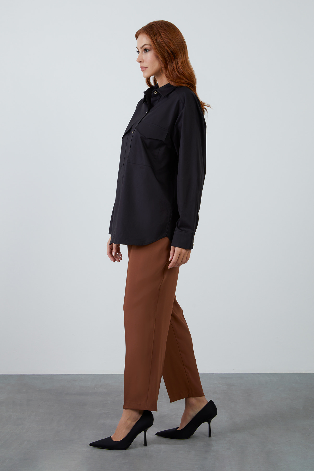 Büyük Cepli Rahat Kesim Gömlek