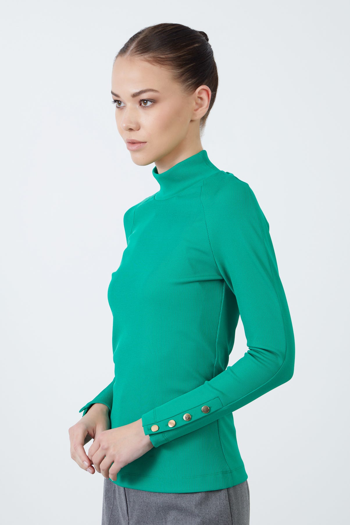 Dar Kesim Balıkçı Yaka Bluz