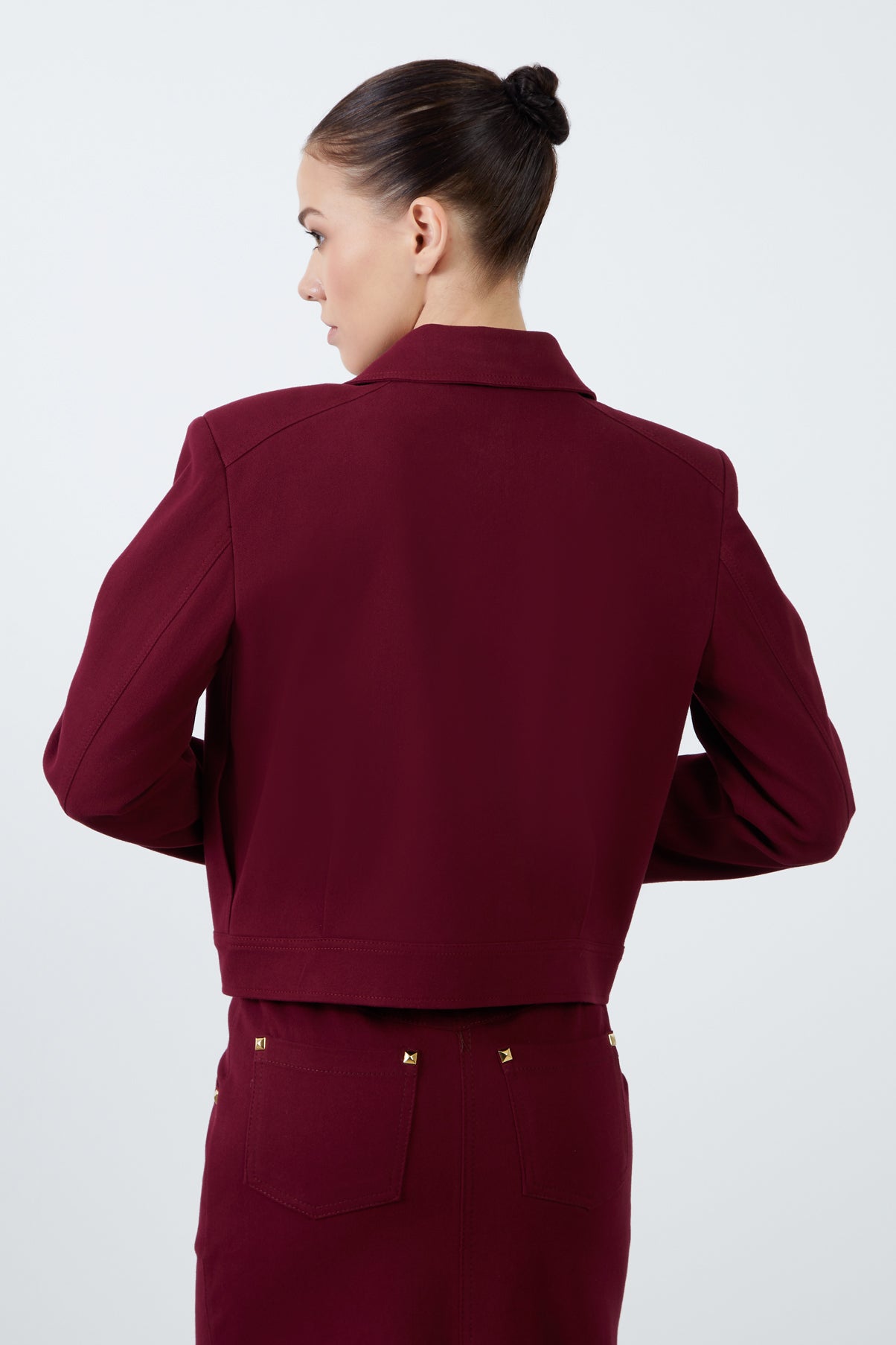 Cep Ve Fermuar Detaylı Taba Spor Ceket