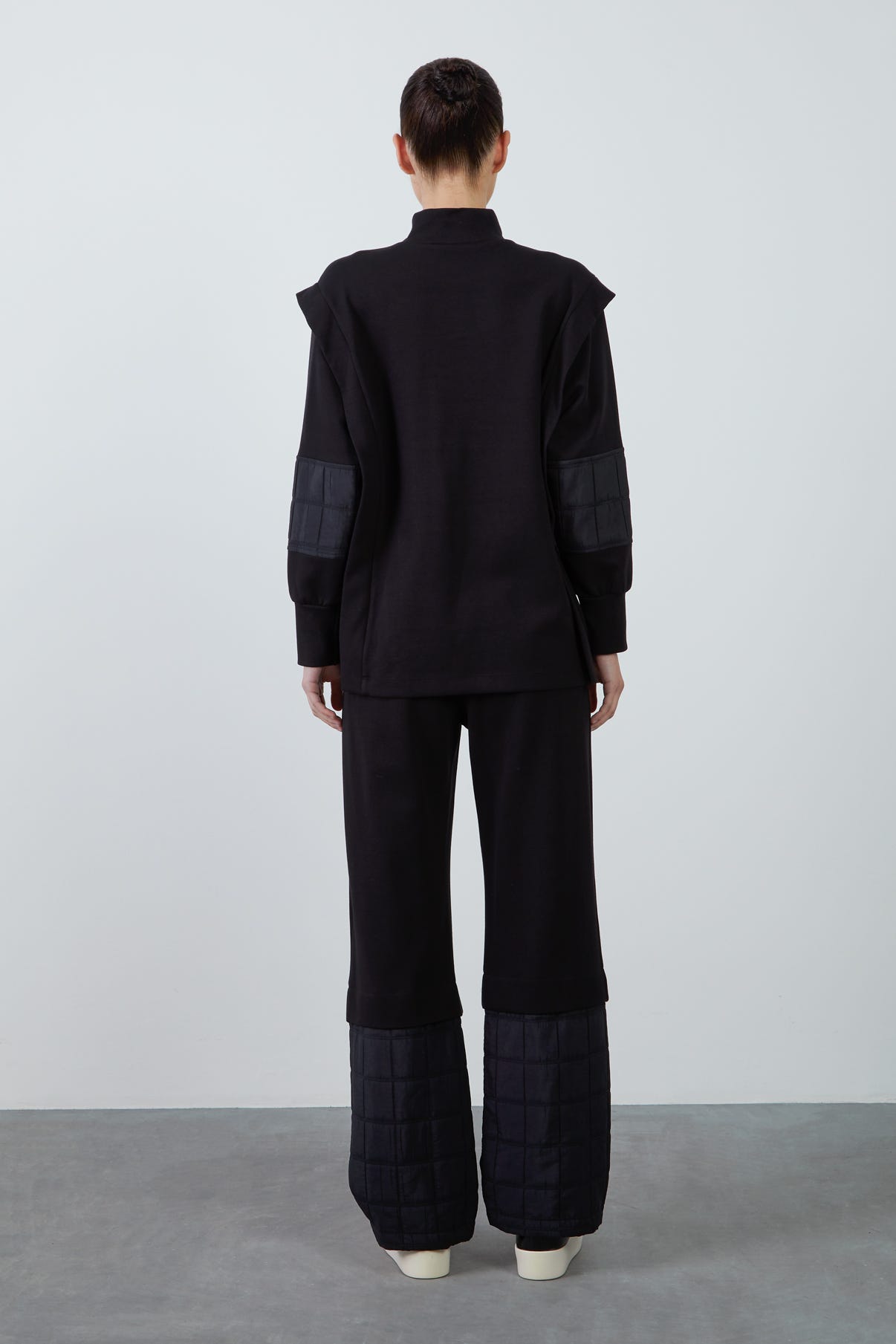 Beli Lastikli Rahat Kesim Örme Haki Eşofman Takımı