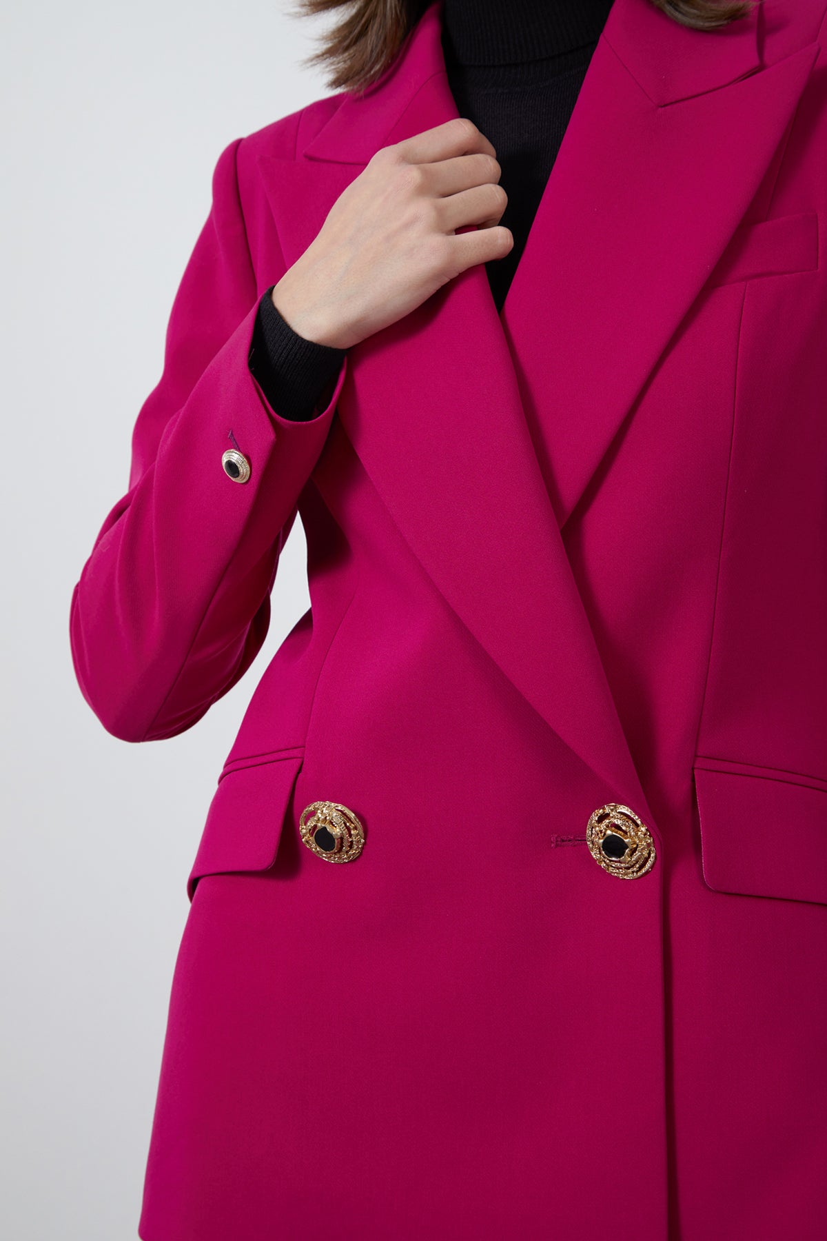 Düğme Detaylı Ceket