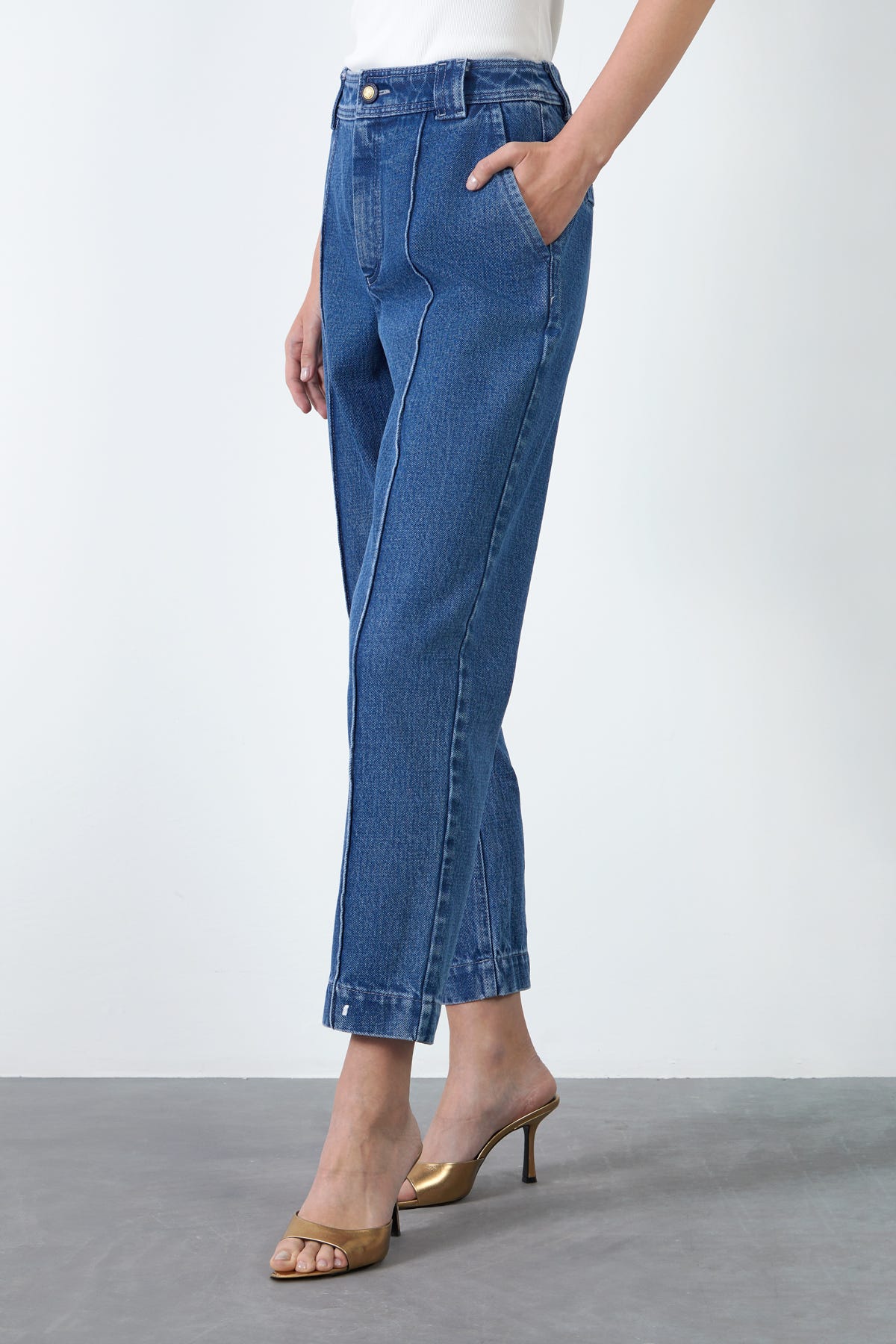 Normal Bel Havuç Jean Pantolon