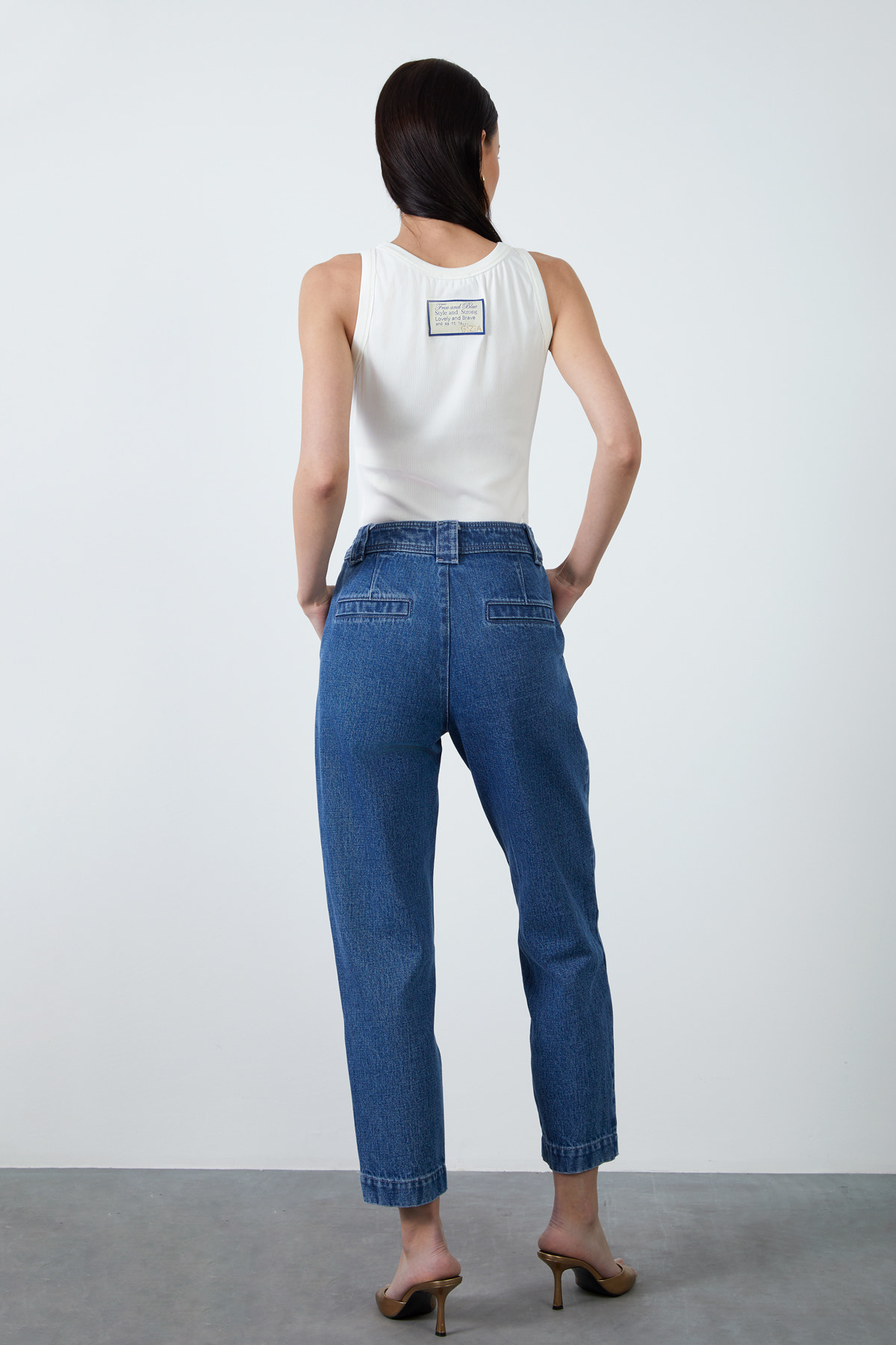 Normal Bel Havuç Jean Pantolon