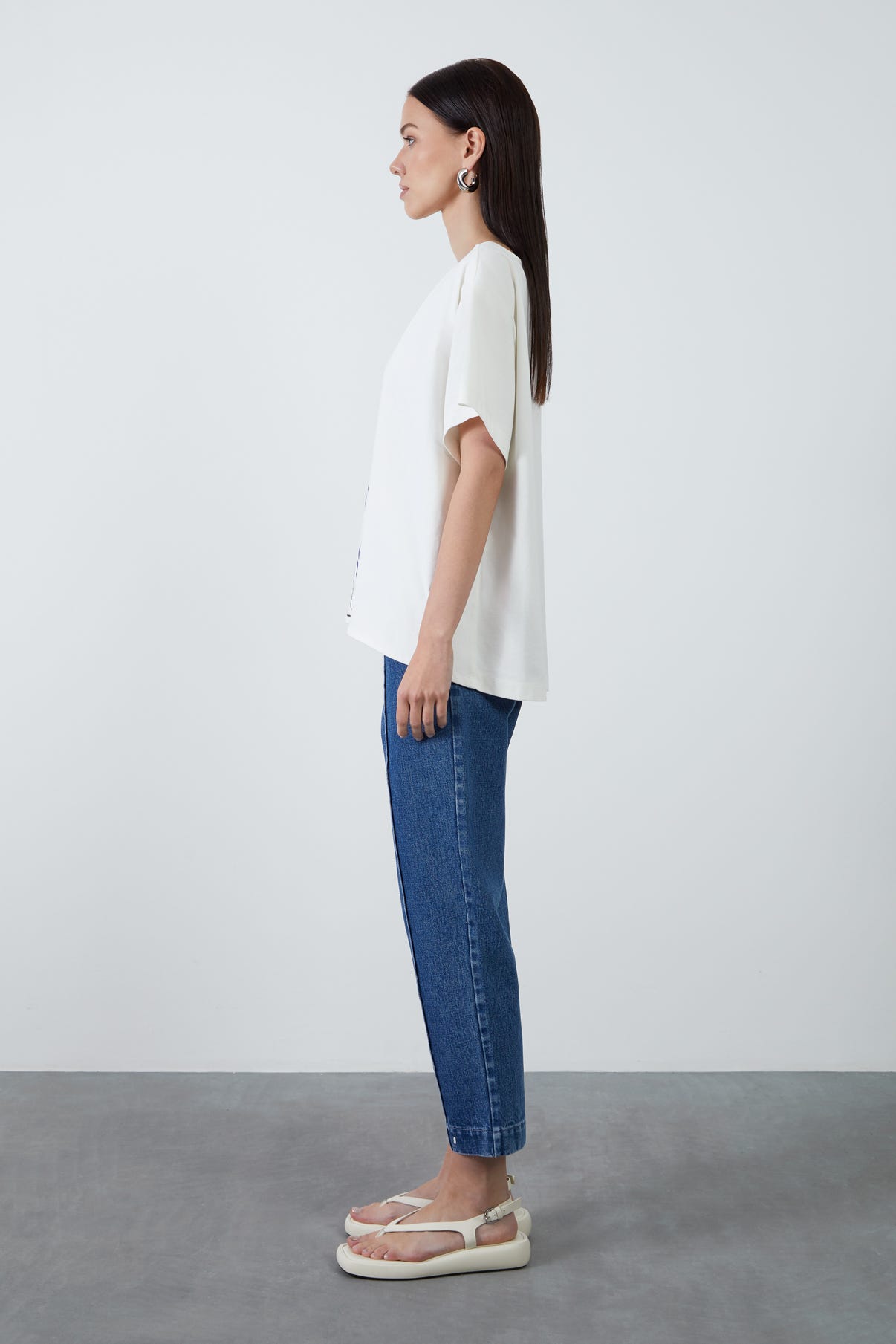 Baskı Detaylı T-shirt