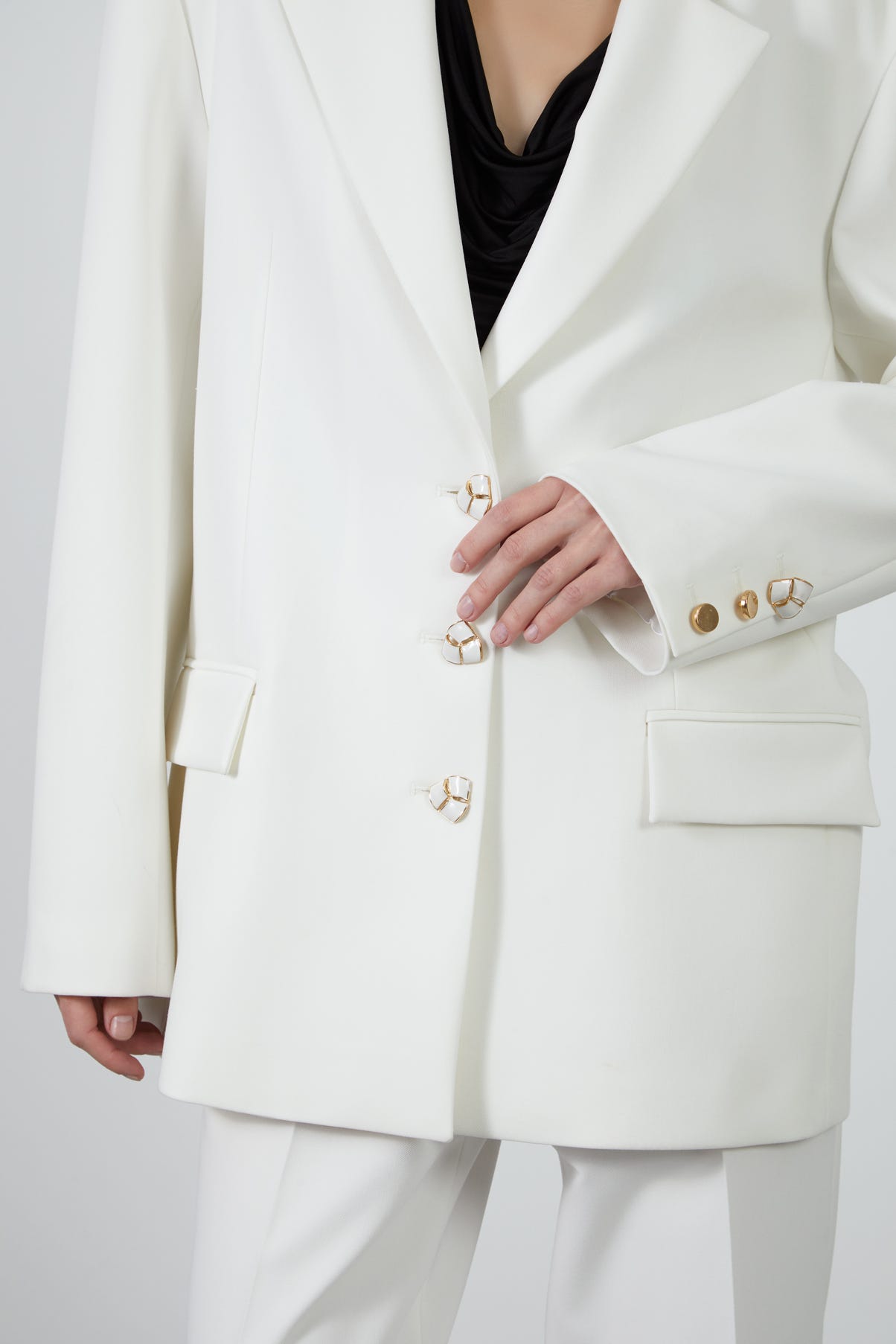 Oversize Ceketli Palazzo Pantolonlu Takım