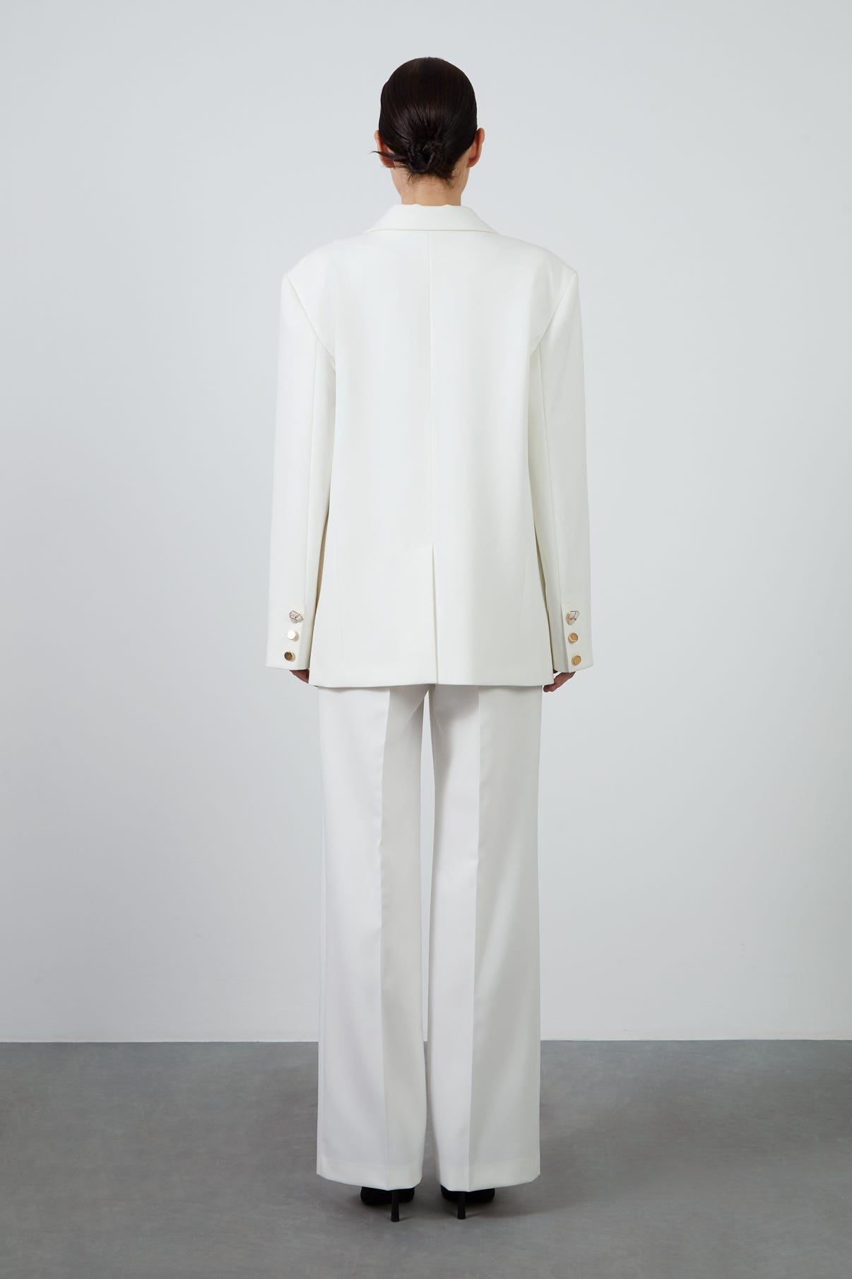 Oversize Ceketli Palazzo Pantolonlu Takım