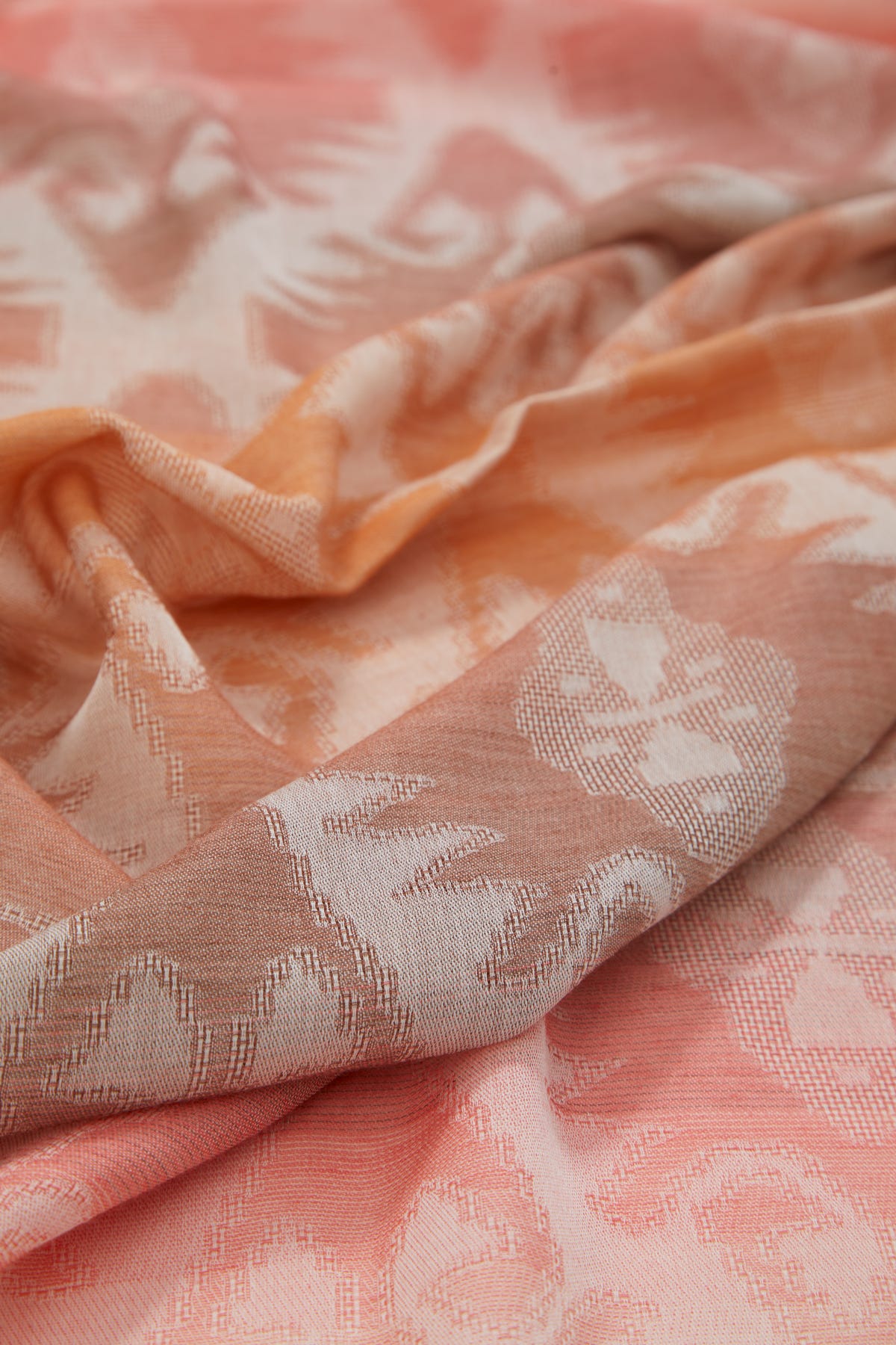 Etnik Degrade Geçiş Desenli Şal