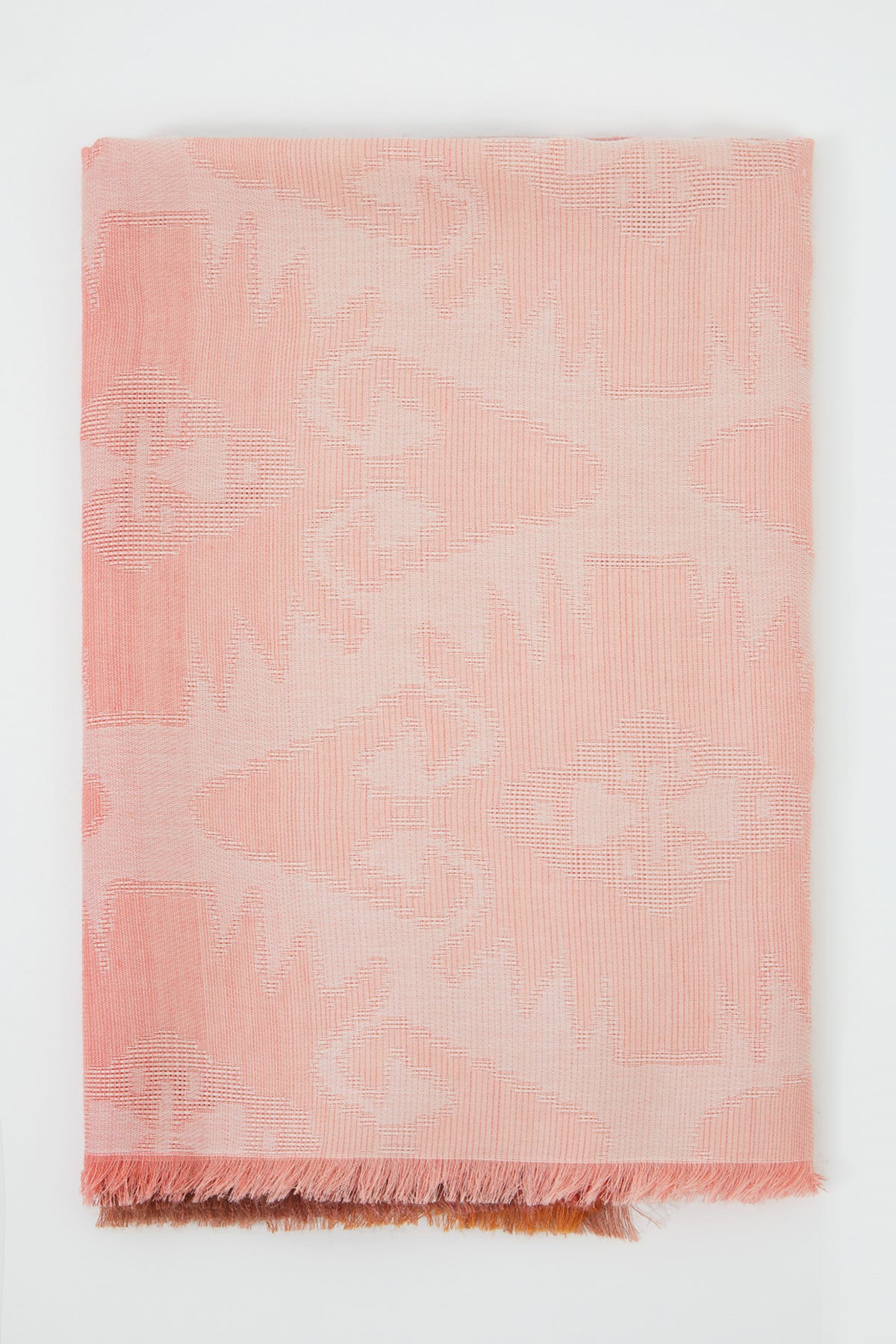 Etnik Degrade Geçiş Desenli Şal