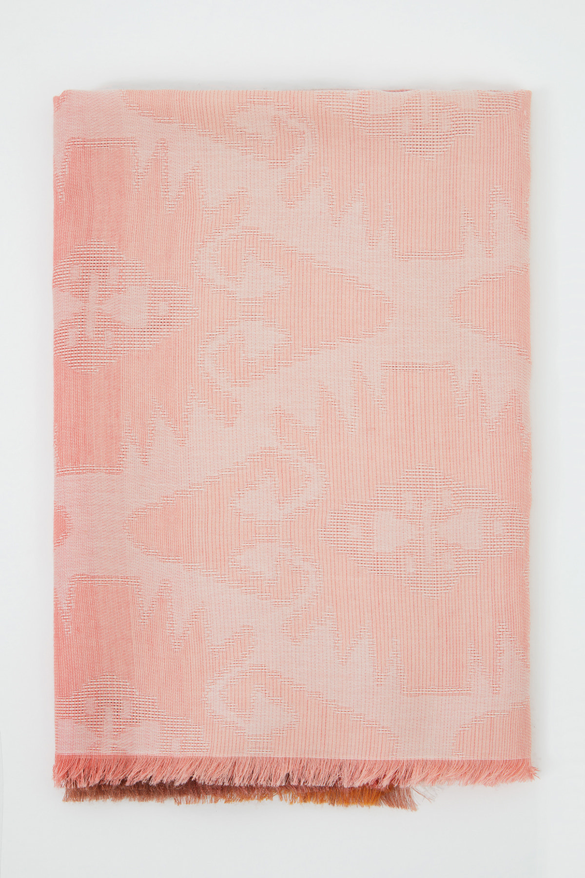 Etnik Degrade Geçiş Desenli Şal