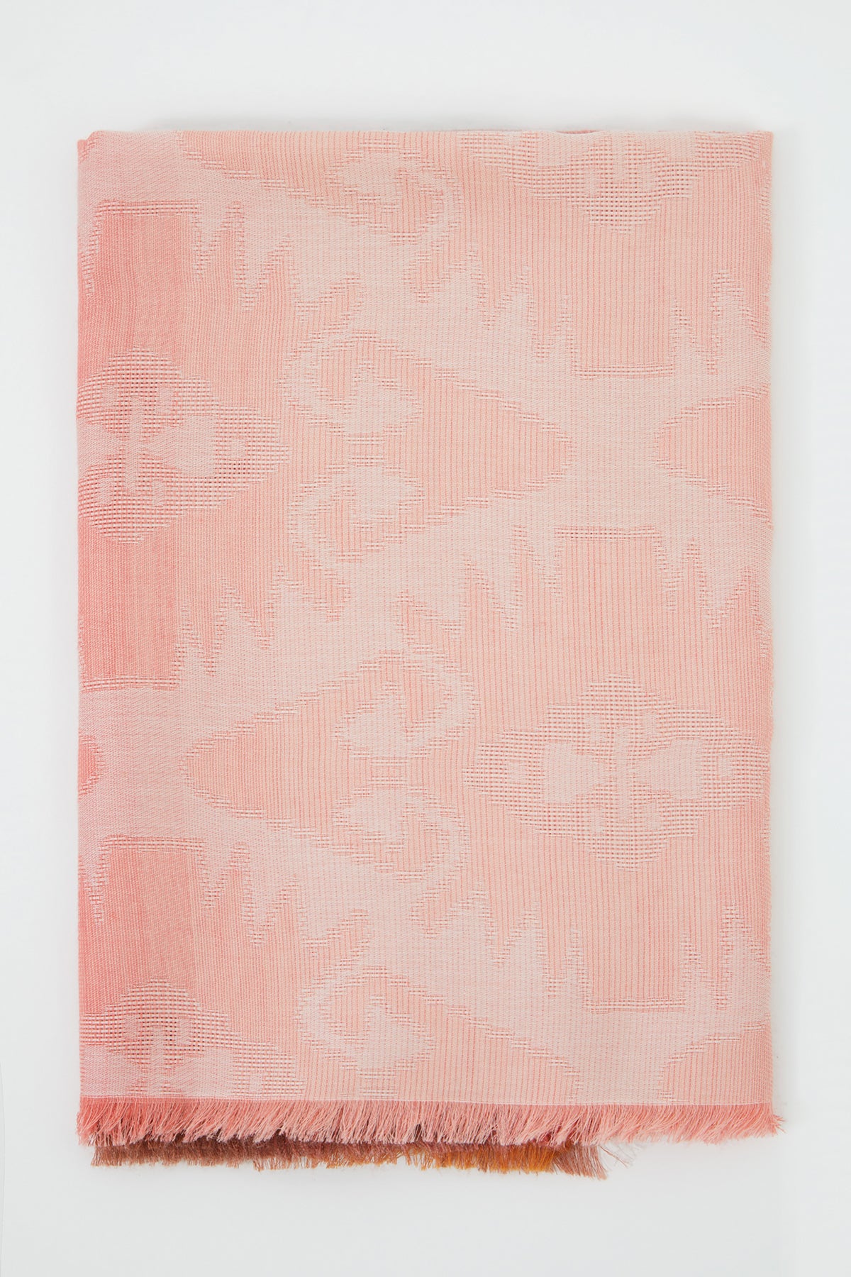 Etnik Degrade Geçiş Desenli Şal