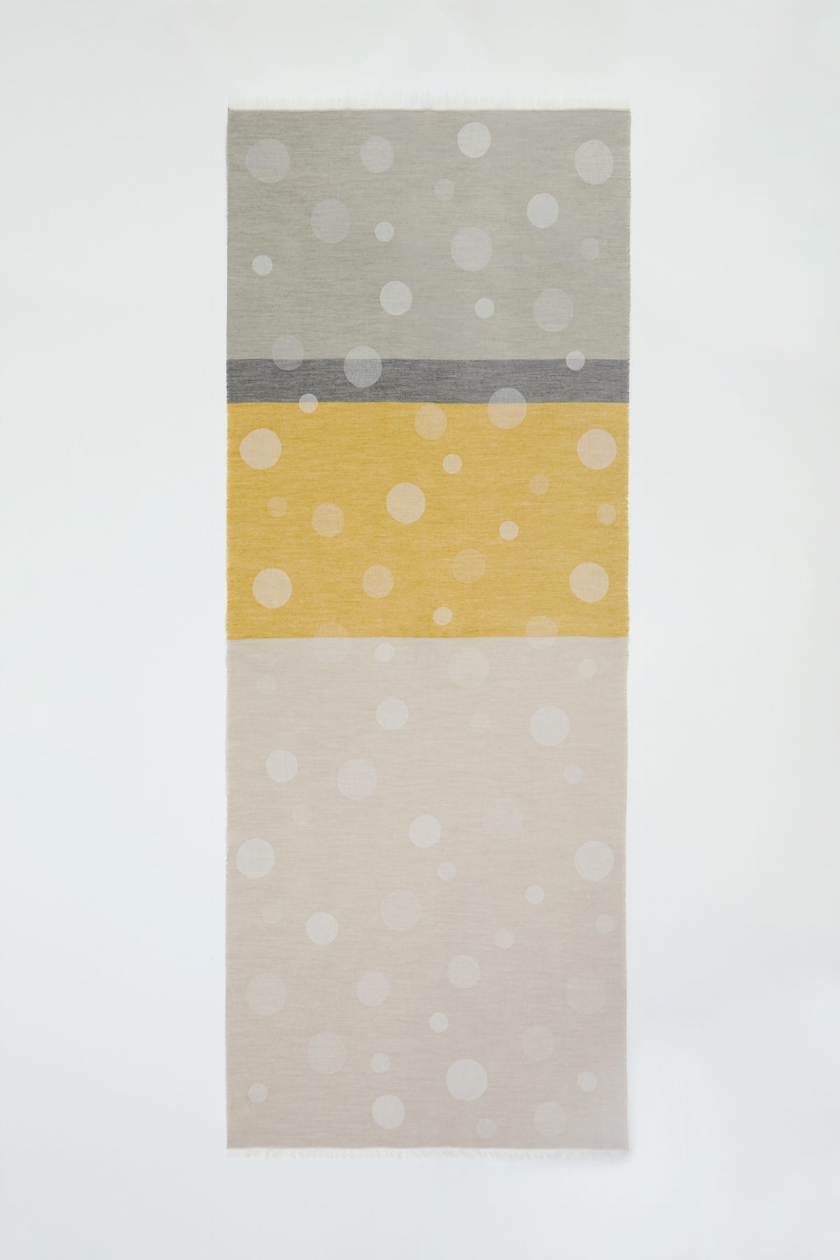 Puantiye Desenli Renkli Şal