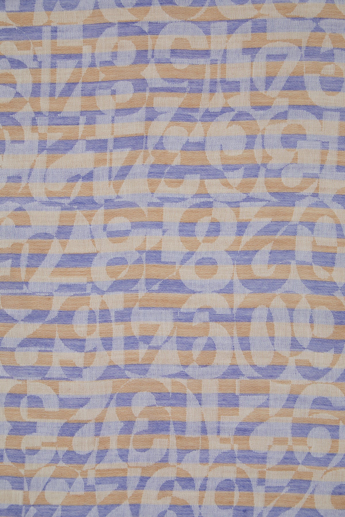 Sayı Detaylı Çizgili Şal