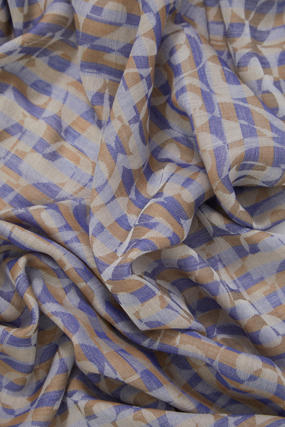 Sayı Detaylı Çizgili Şal