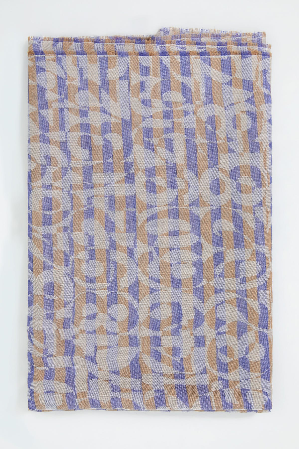 Sayı Detaylı Çizgili Şal